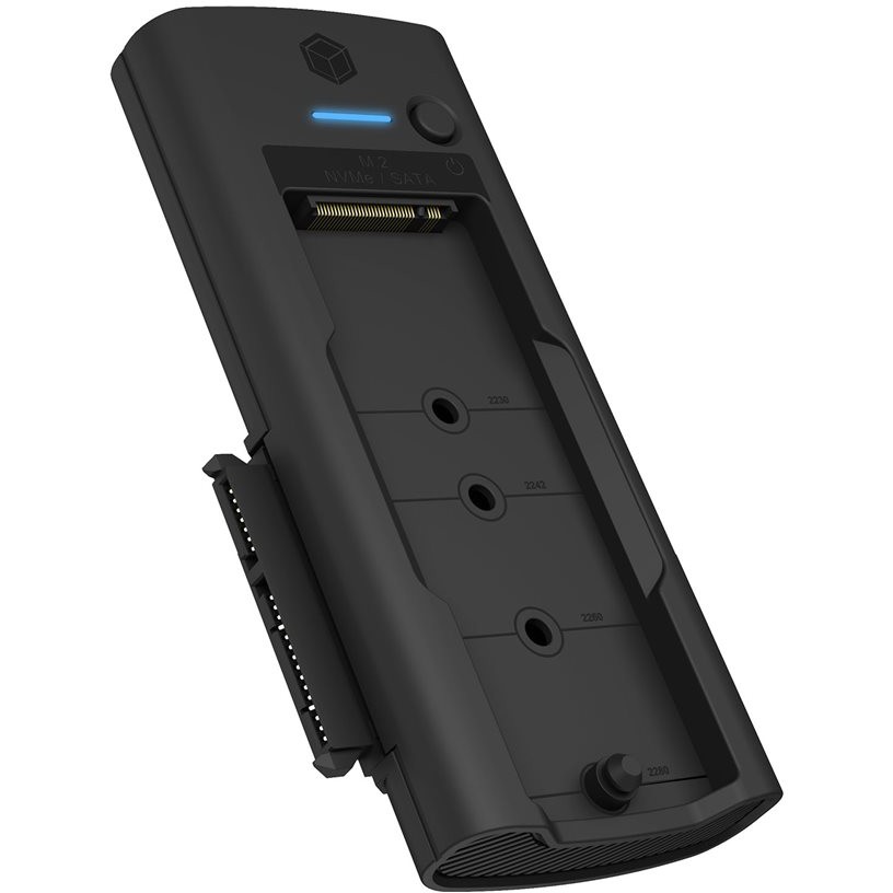 ICY BOX IB-180MS-C31 USB-C/USB-A 3.2 DockingStation für M.2 NVMe SSD und 3.5"/2.5" SATA HDD