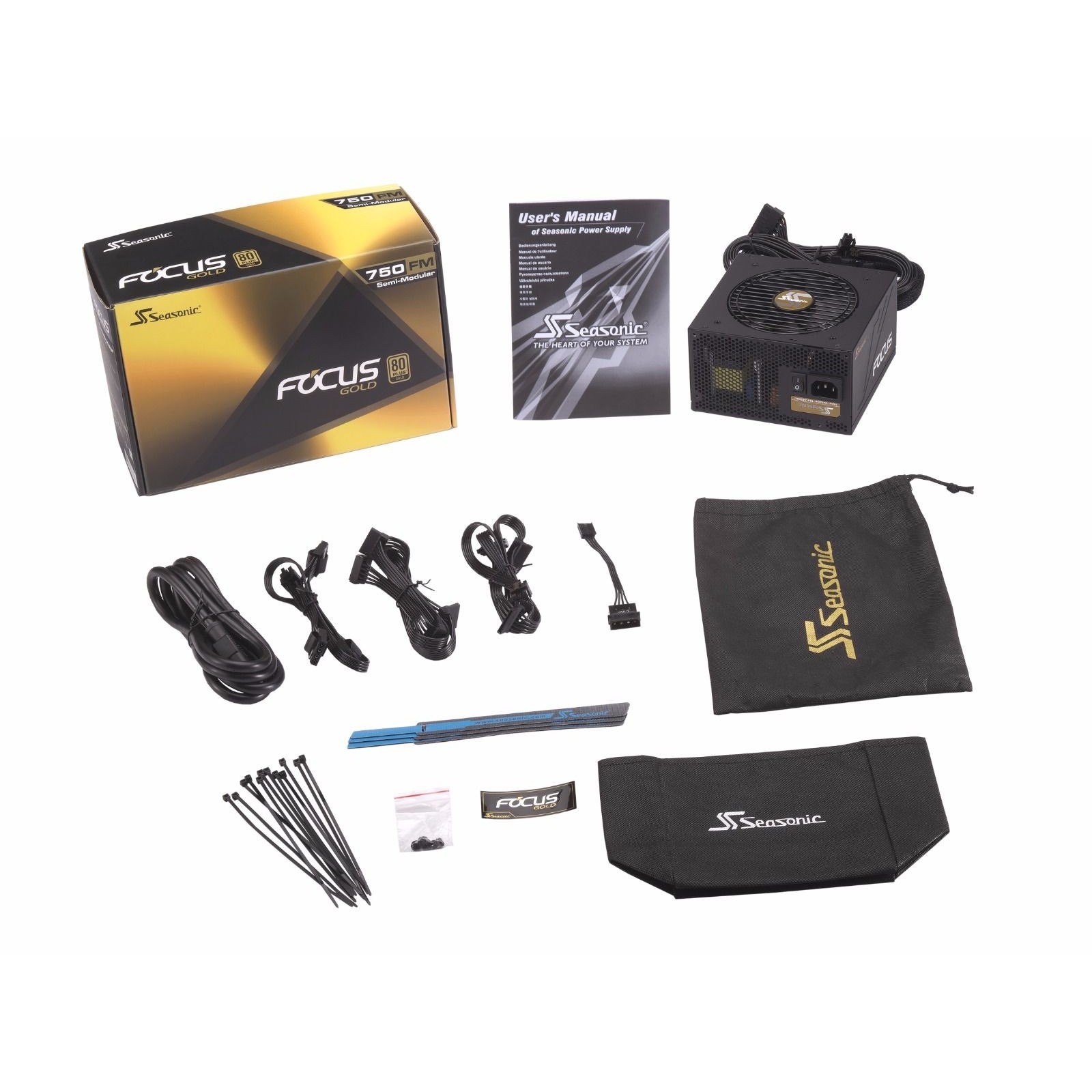 750W Seasonic G12 GM-750 80+ Gold