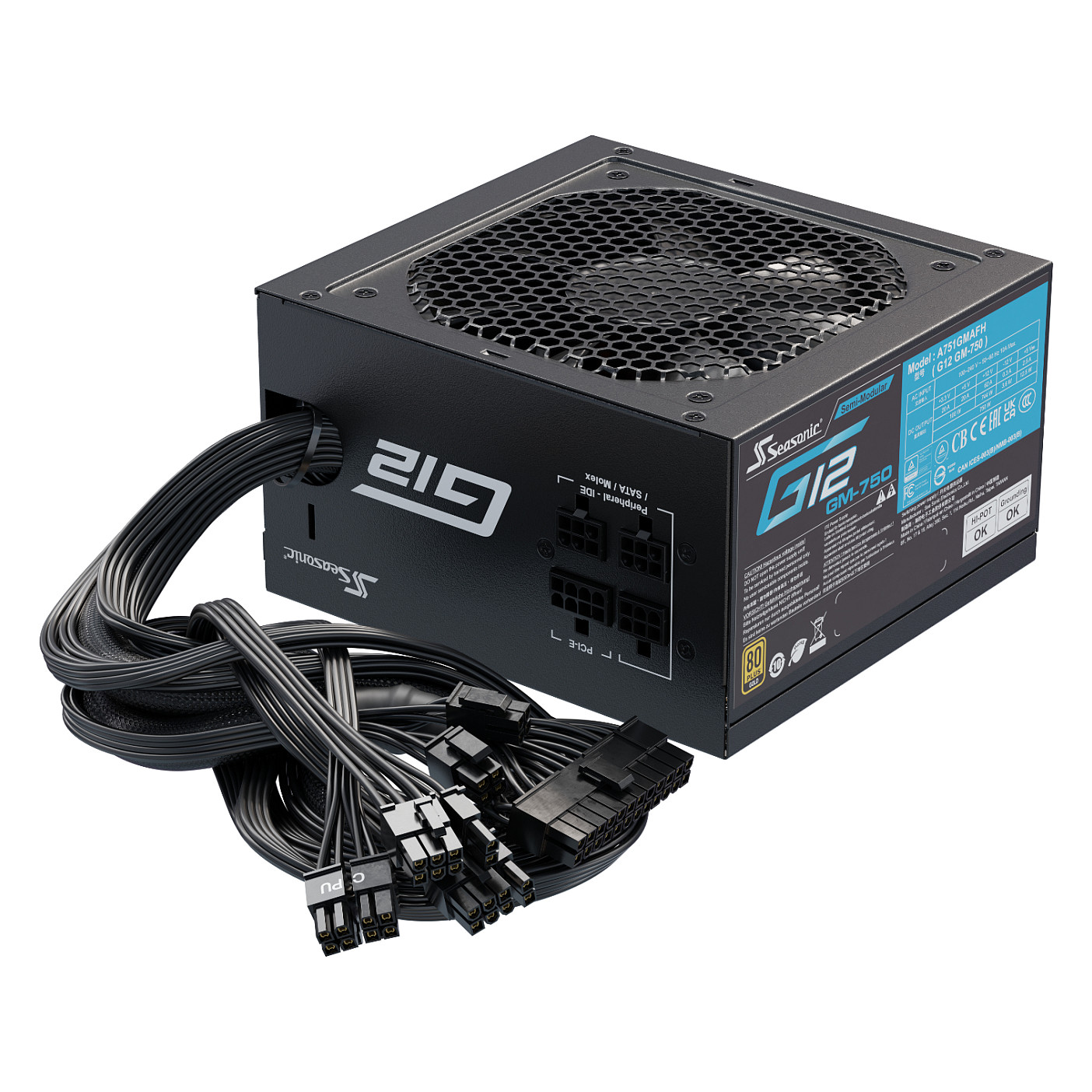 750W Seasonic G12 GM-750 80+ Gold
