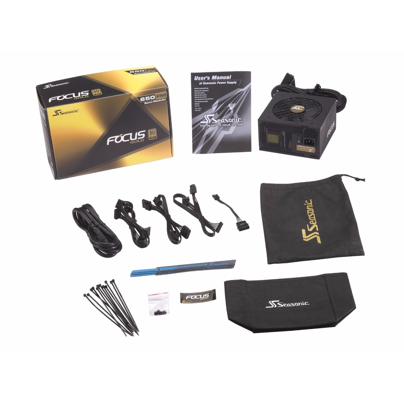 650W Seasonic G12-GM-650 80+ Gold