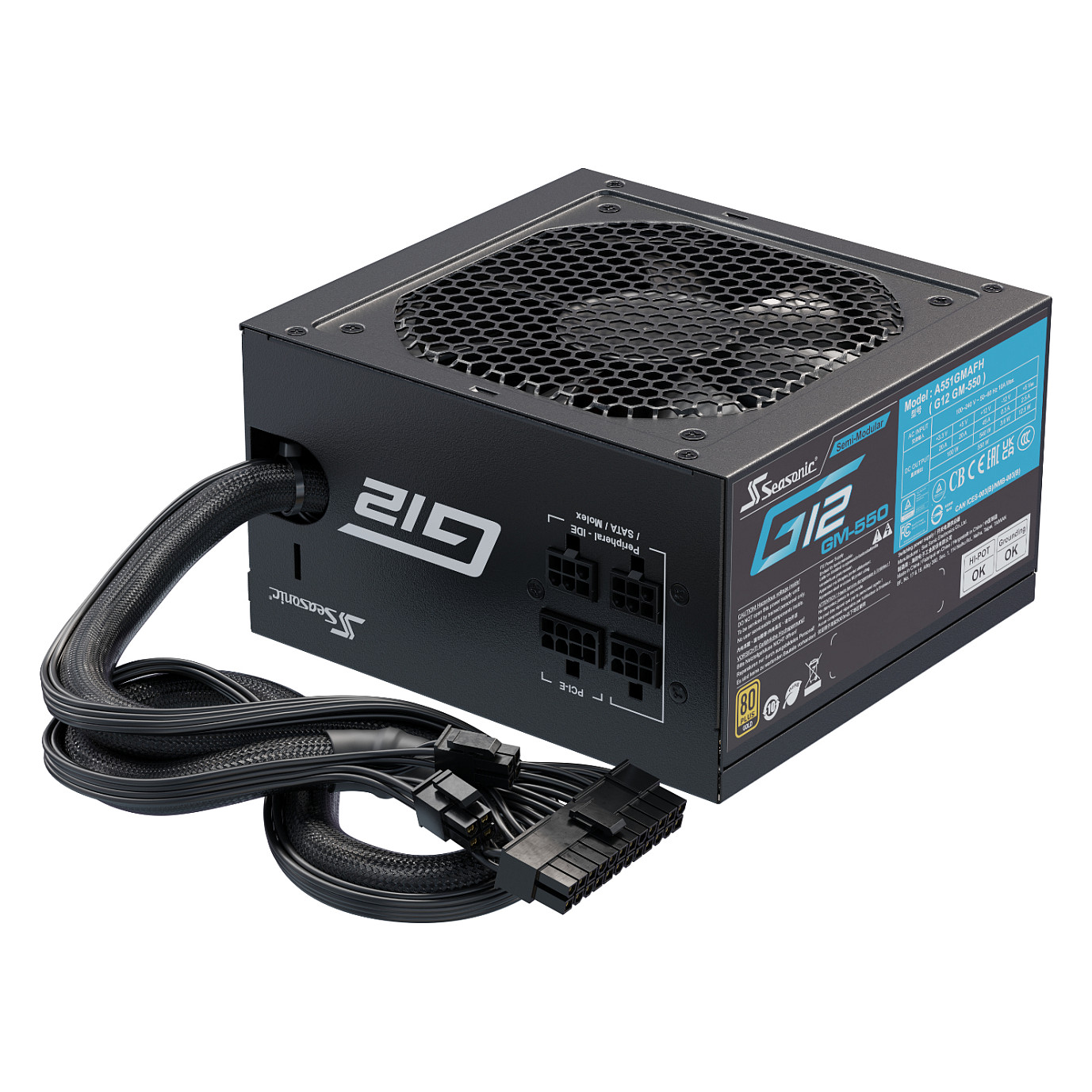650W Seasonic G12-GM-650 80+ Gold