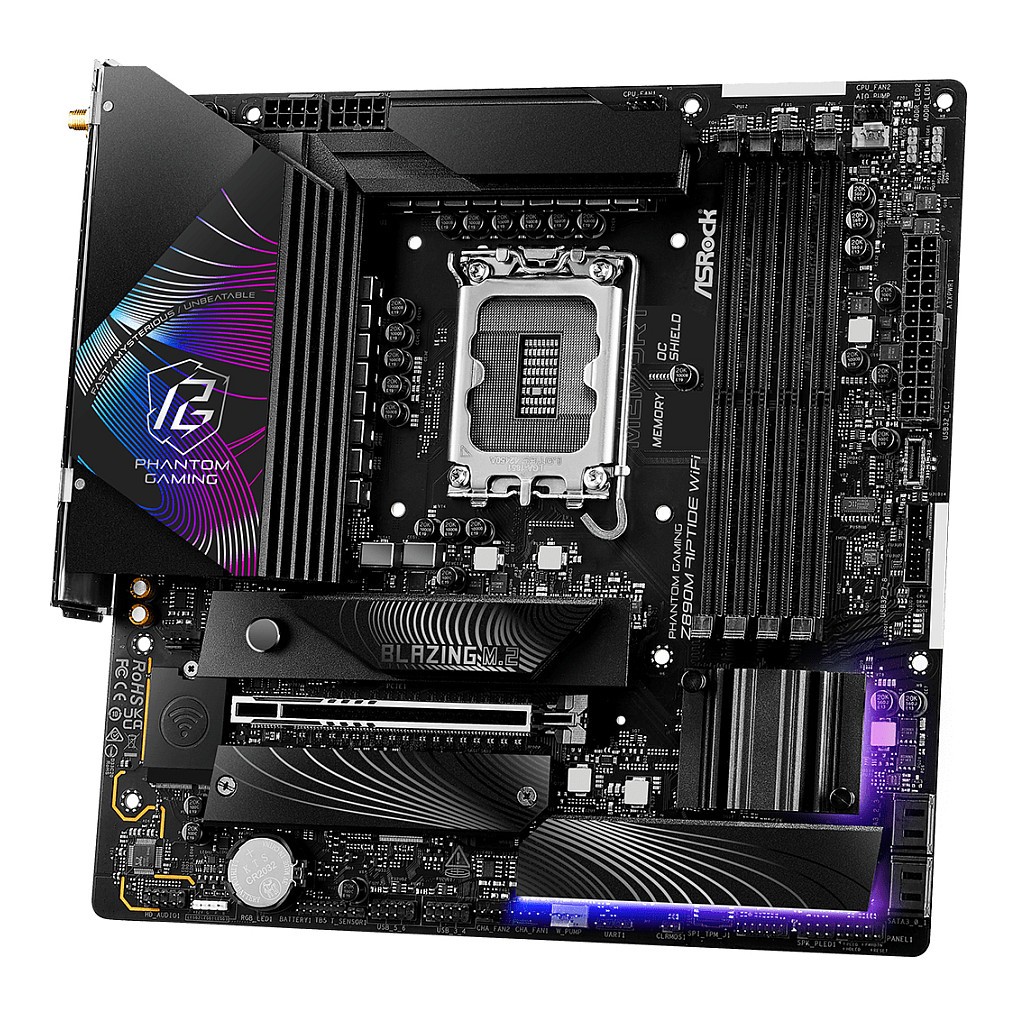 1851 ASRock Z890M Phantom Gaming Riptide Wifi DDR5
