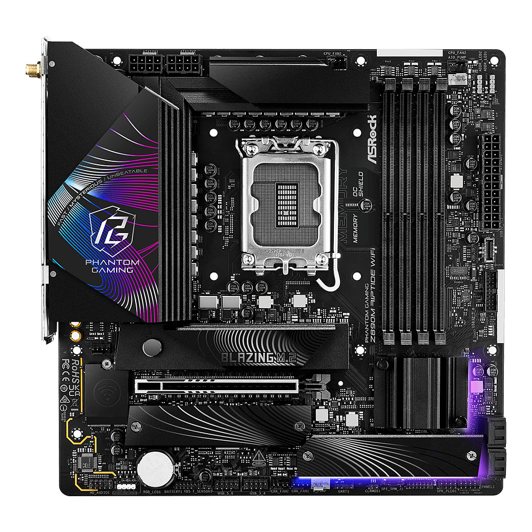 1851 ASRock Z890M Phantom Gaming Riptide Wifi DDR5