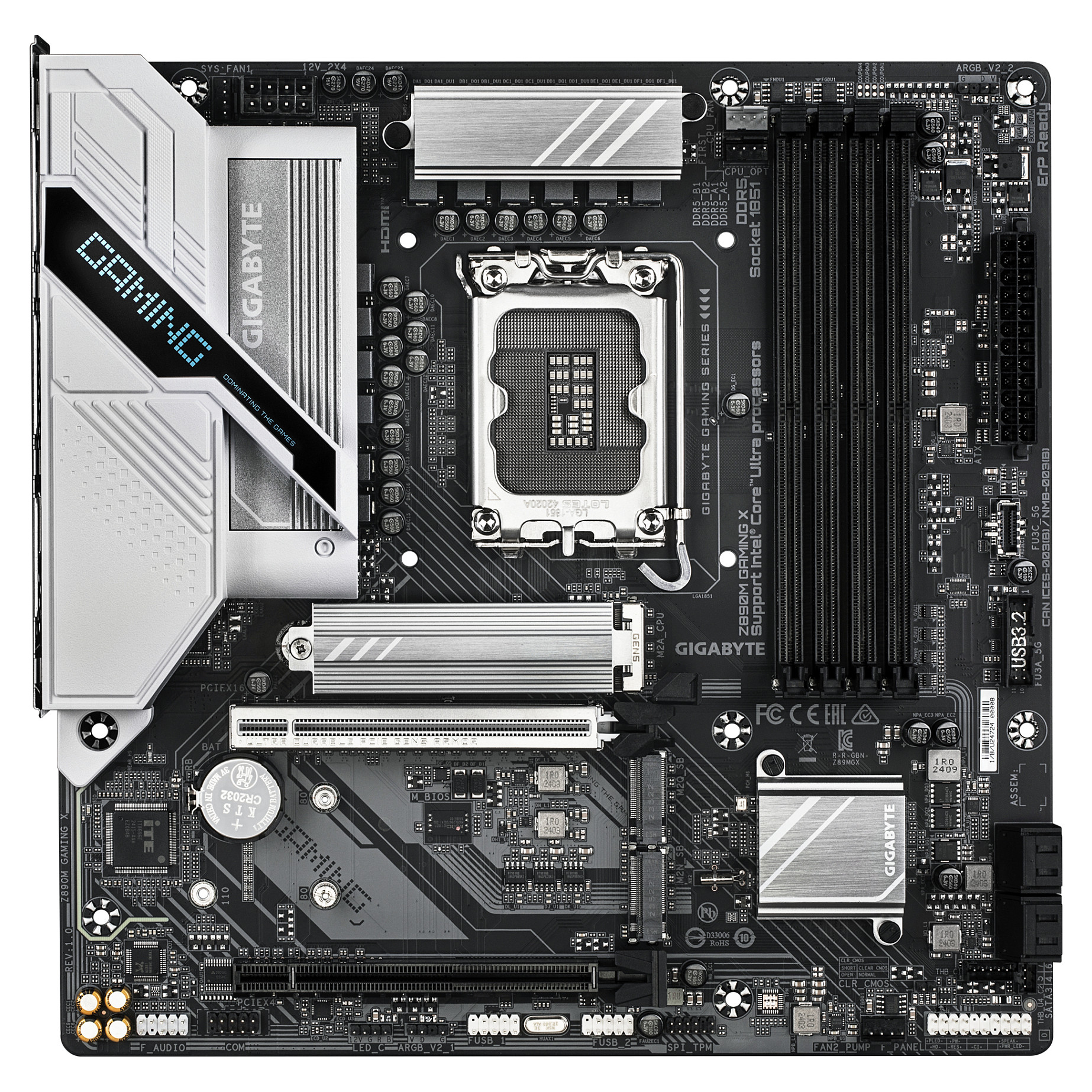 1851 Gigabyte Z890M Gaming X