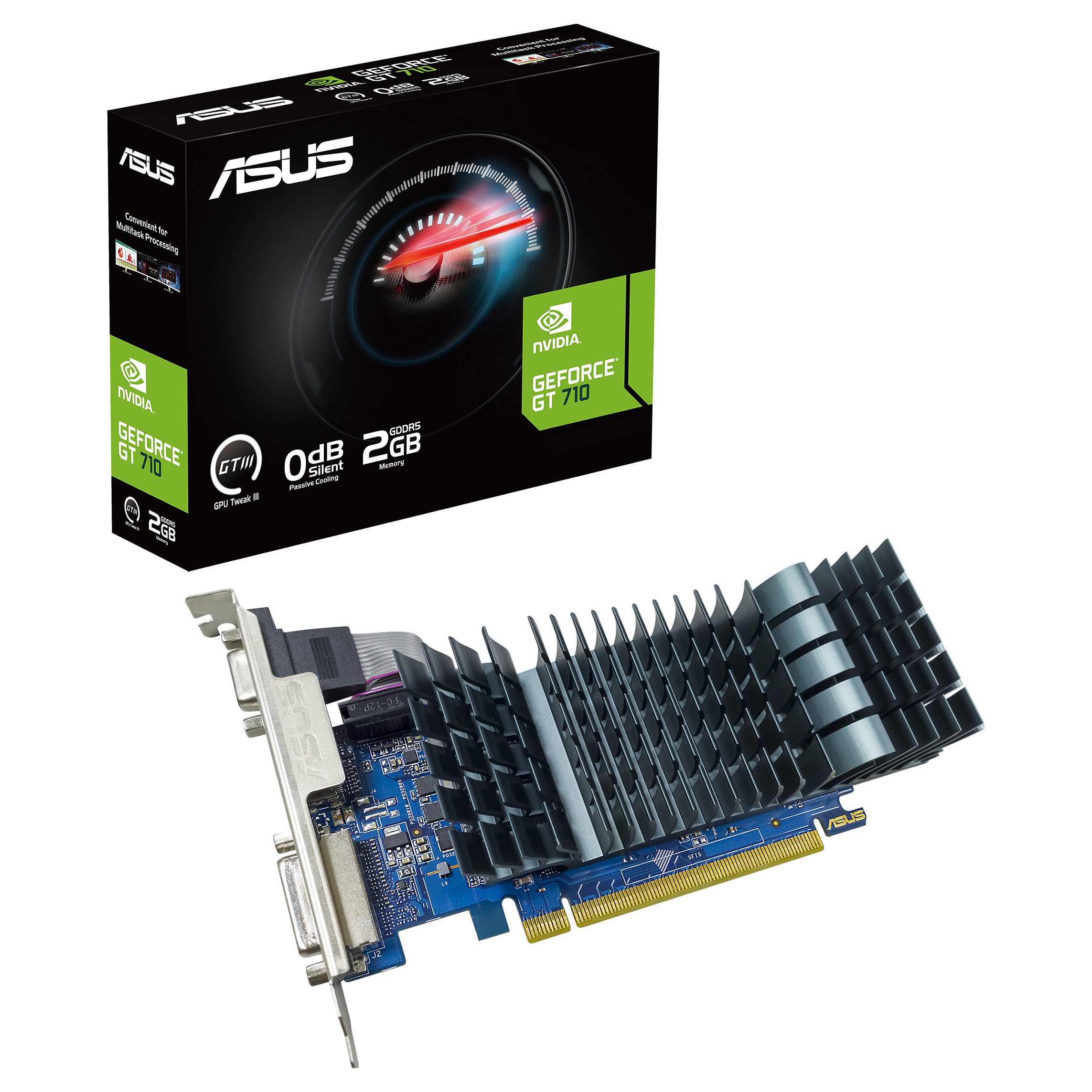 GT710 2GB Asus Evo LP passiv DDR3