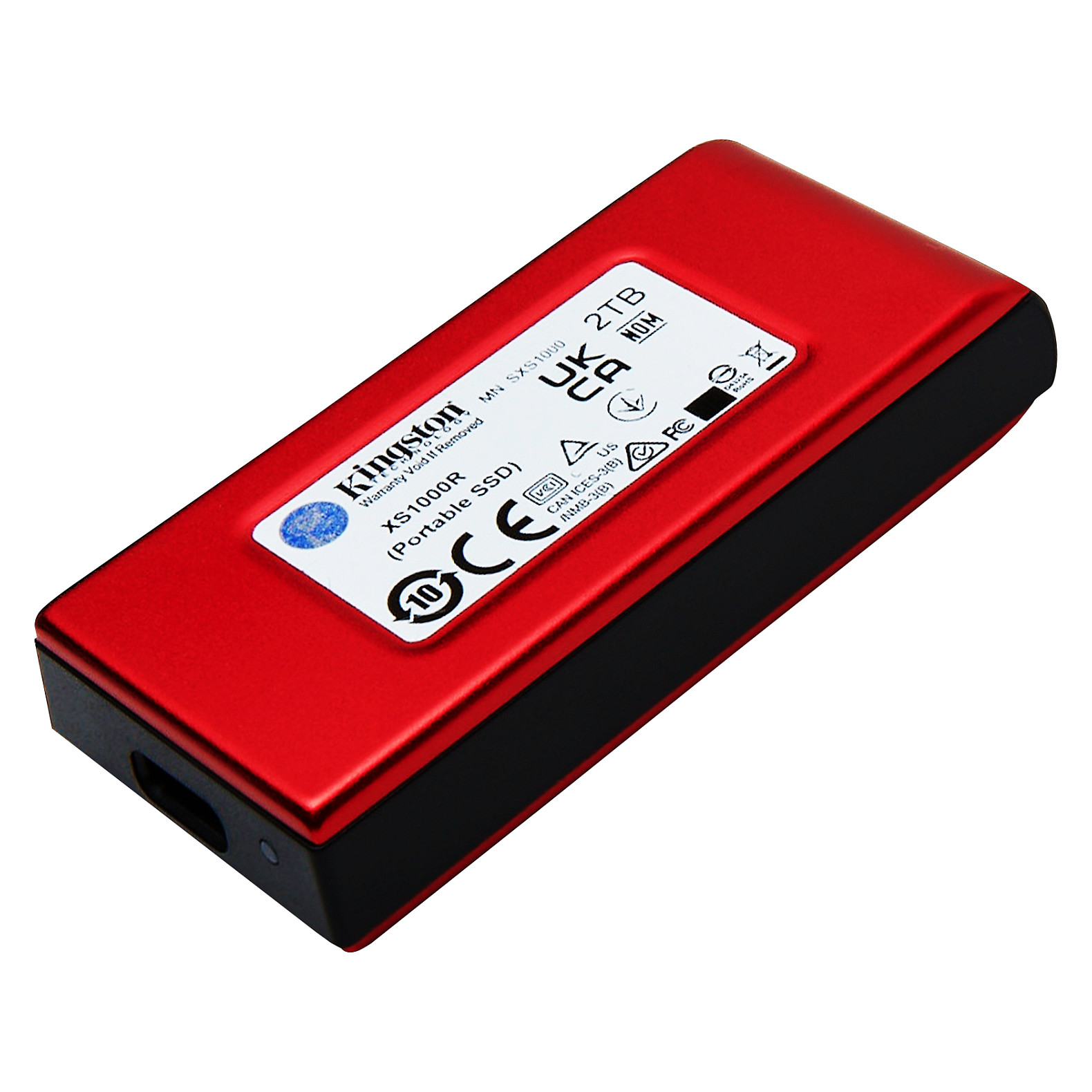 2TB Kingston XS1000 USB 3.2 Gen2 Red