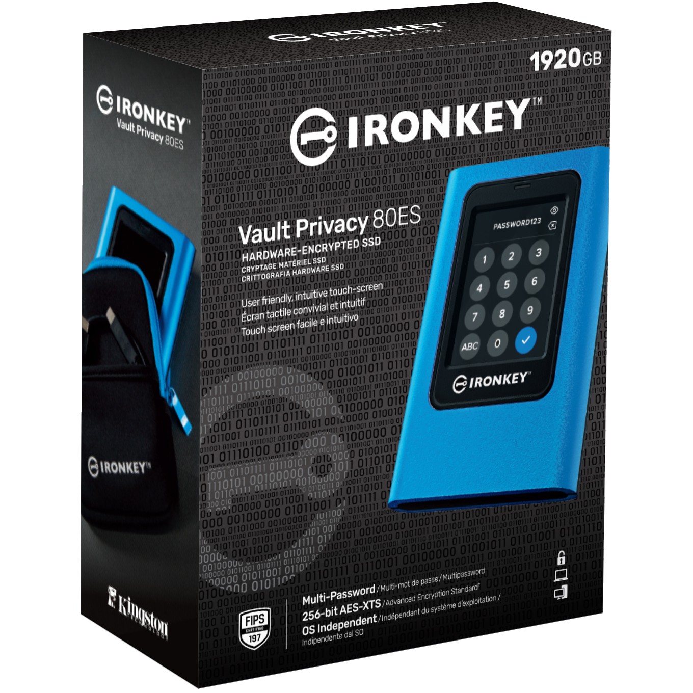 1.92TB Kingston IronKey Vault Privacy 80 USB 3.2 Gen 1