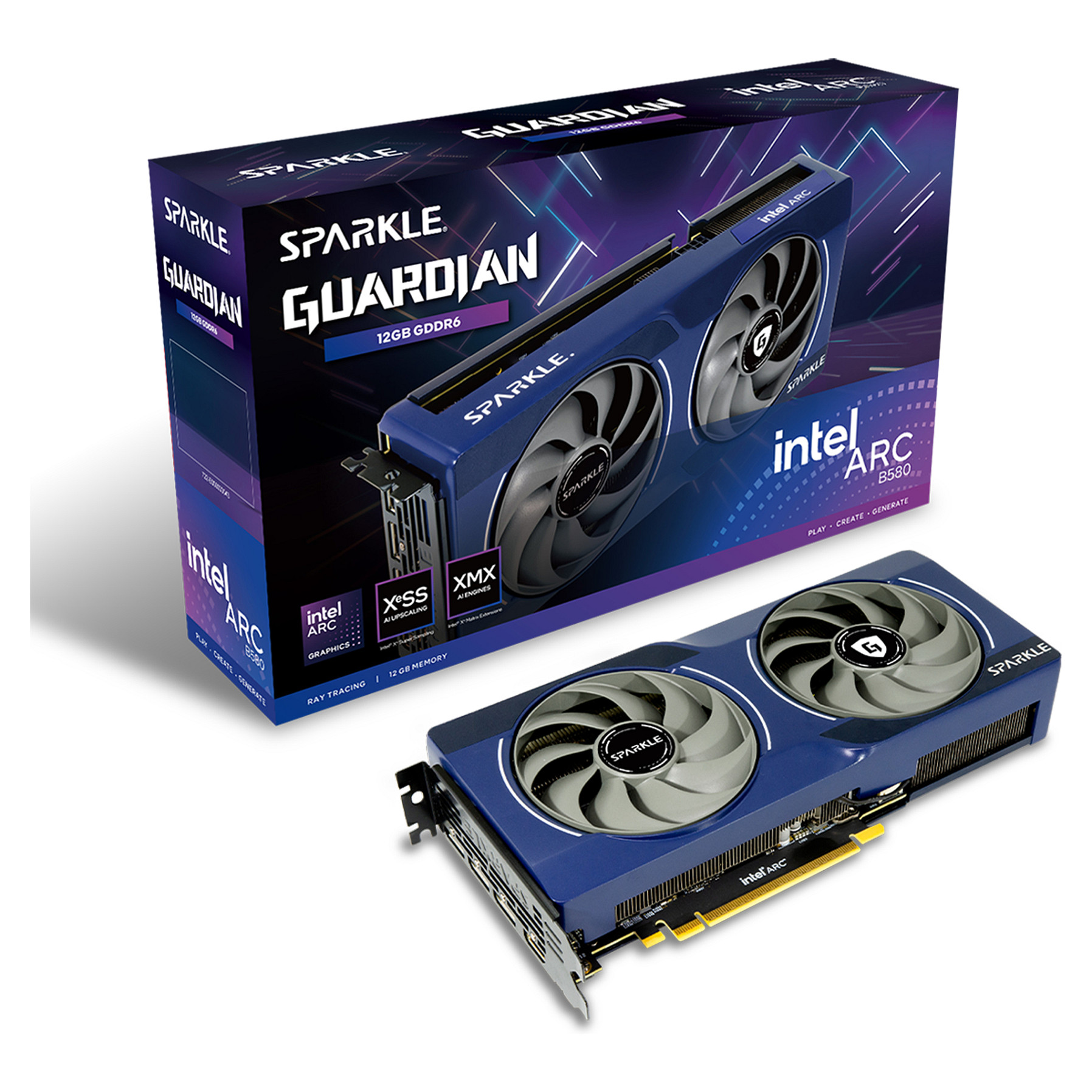 B580 12GB Sparkle Intel Arc Guardian GDDR6