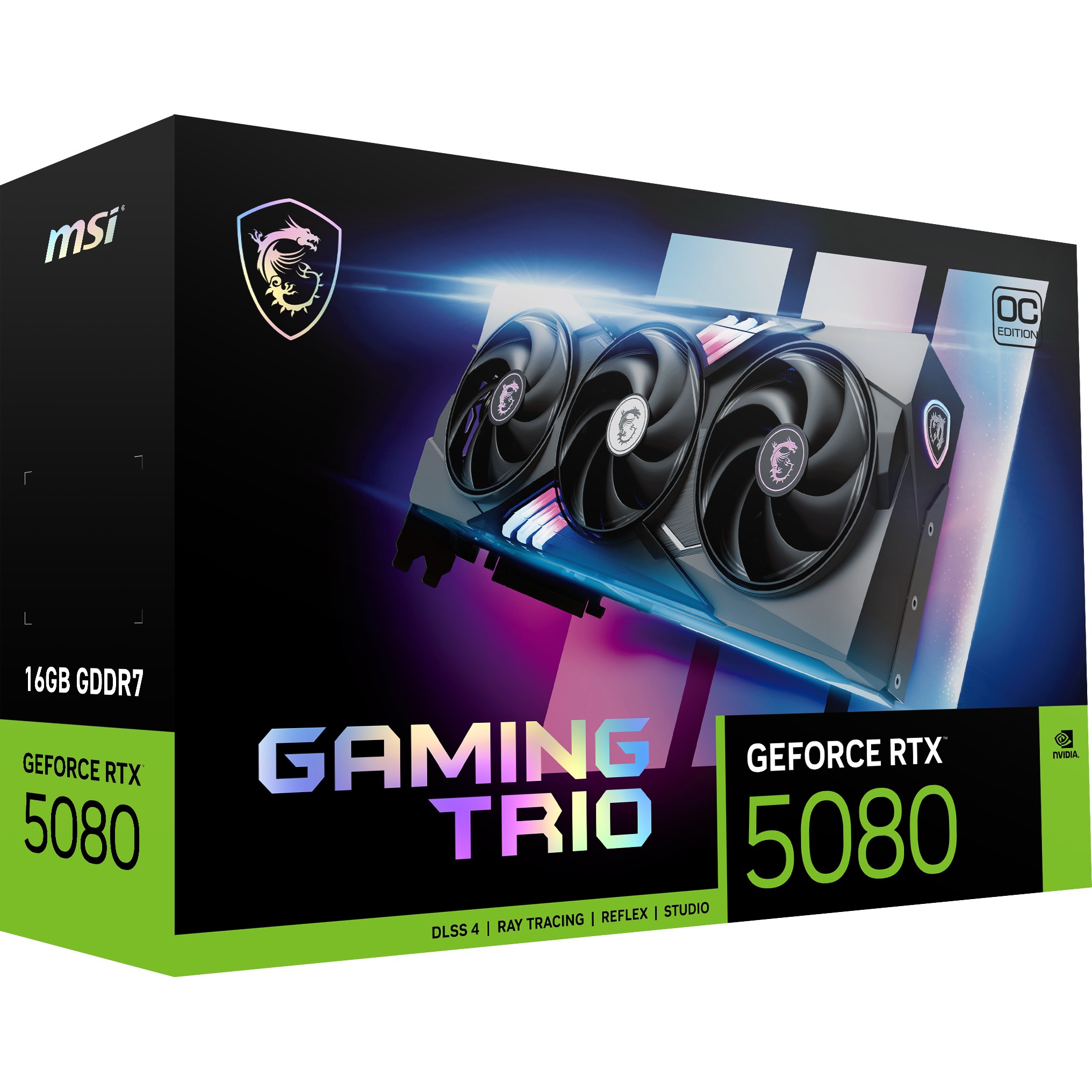 RTX 5080 16GB MSI Gaming Trio OC GDDR7 3Fan