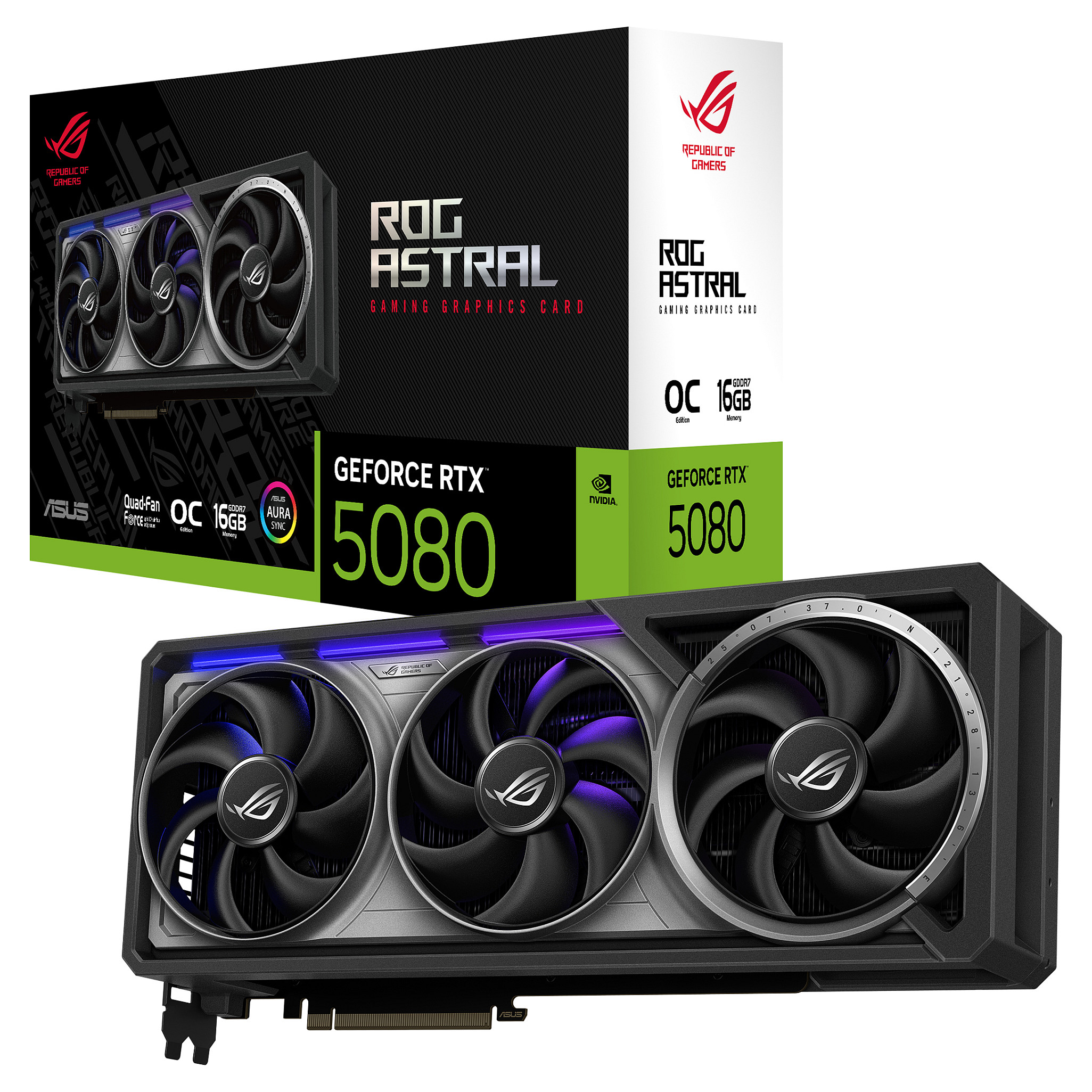 RTX 5080 16GB ASUS ROG Astral OC GDDR7 3Fan