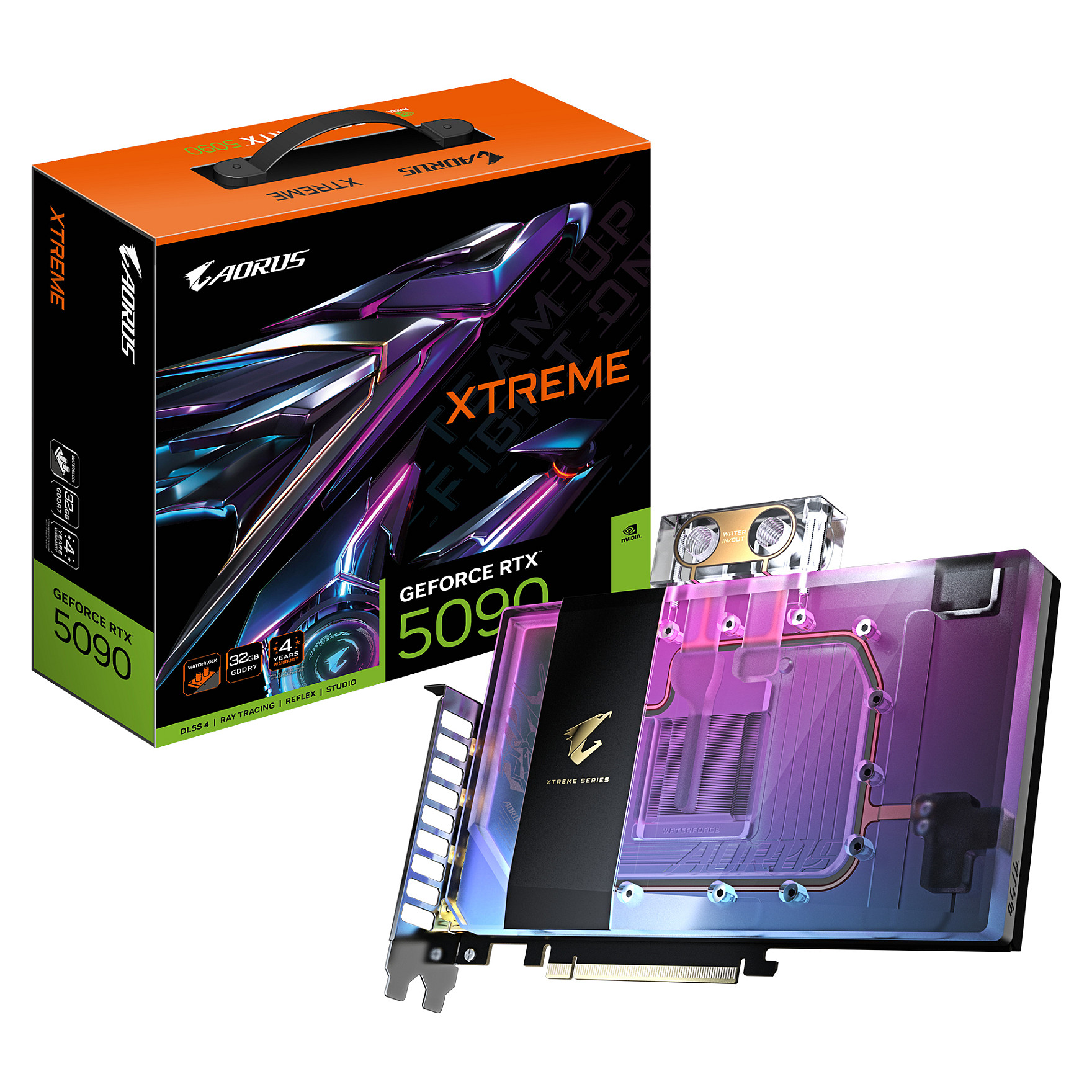 RTX 5090 32GB Gigabyte Aorus Xtreme Waterforce WB GDDR7