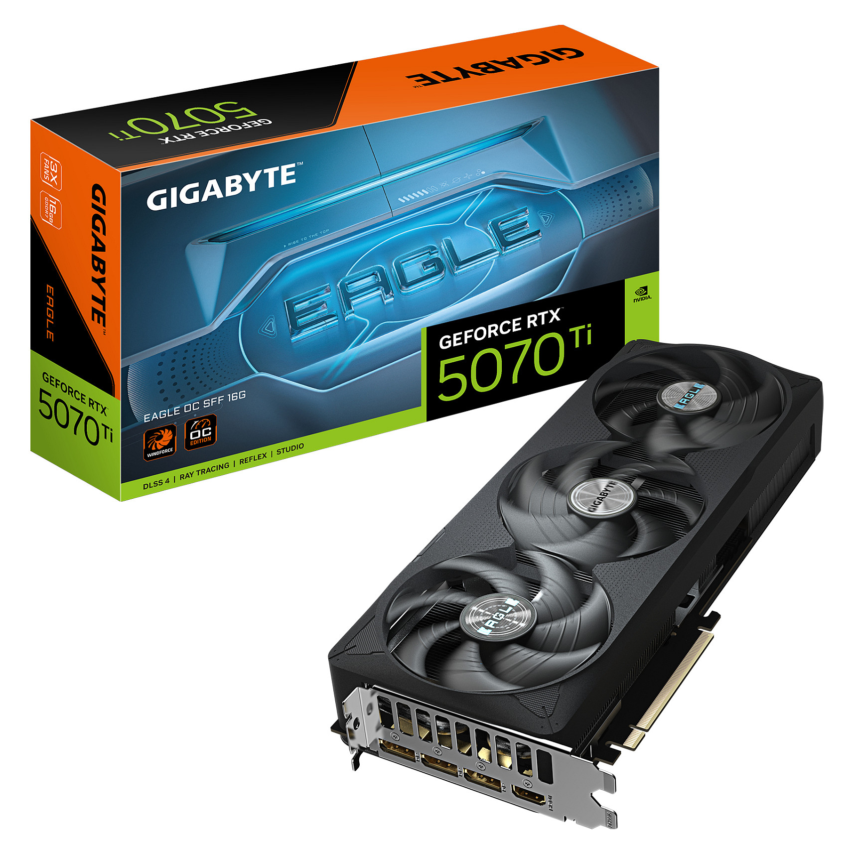 RTX 5070 Ti 16GB Gigabyte Eagle OC SFF GDDR7 3 Fan