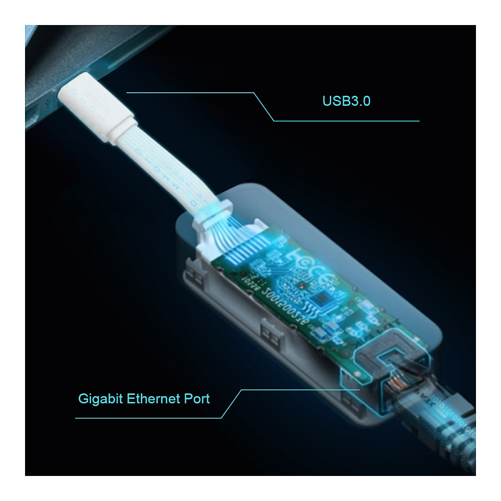 TP-LINK UE300C - USB Typ-C to RJ45 Gigabit Ethernet Network Adapter