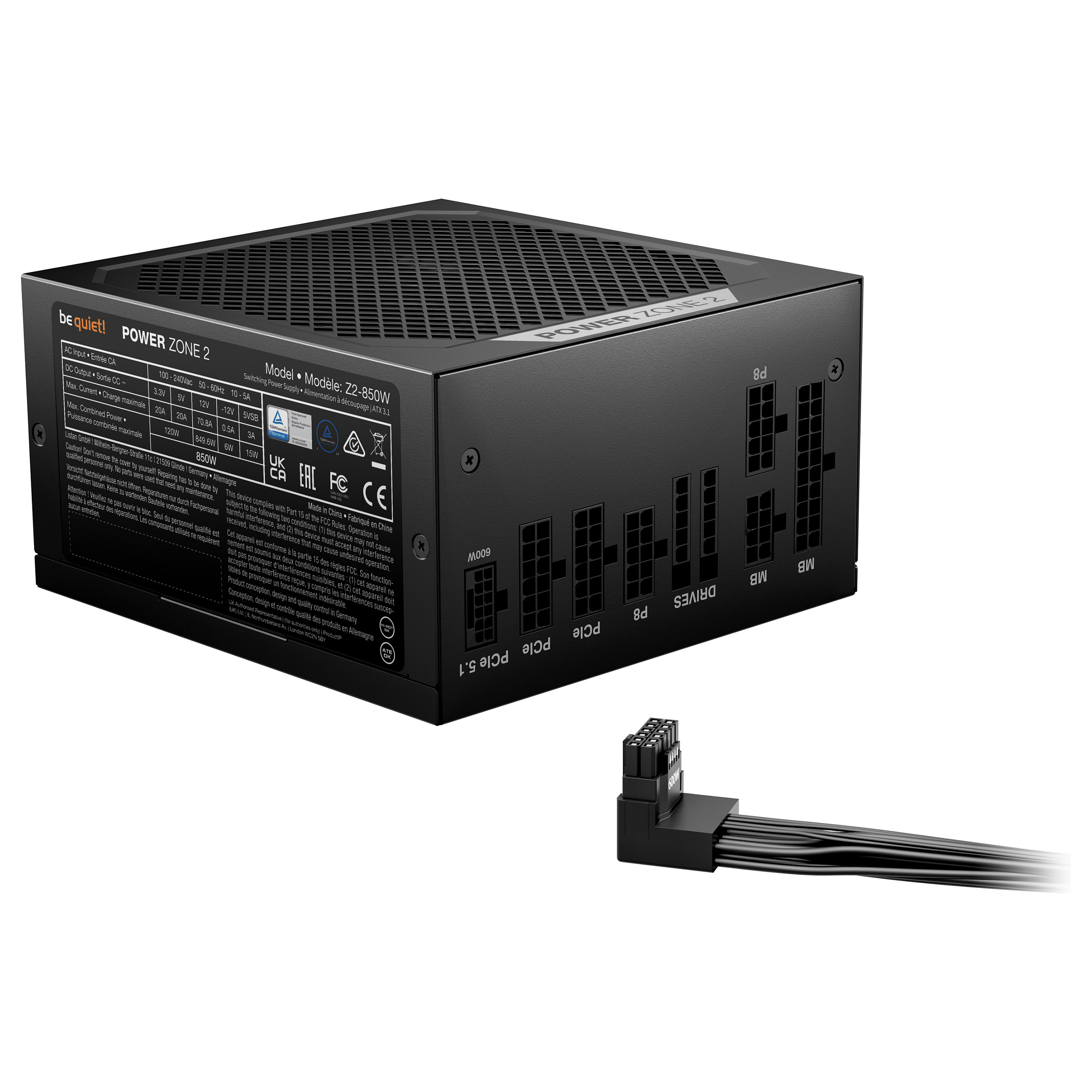 850W be quiet! Power Zone 2