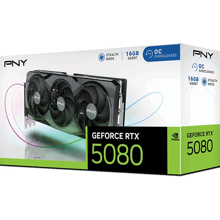 RTX 5080 16GB PNY OC DGGR7 3 Fan