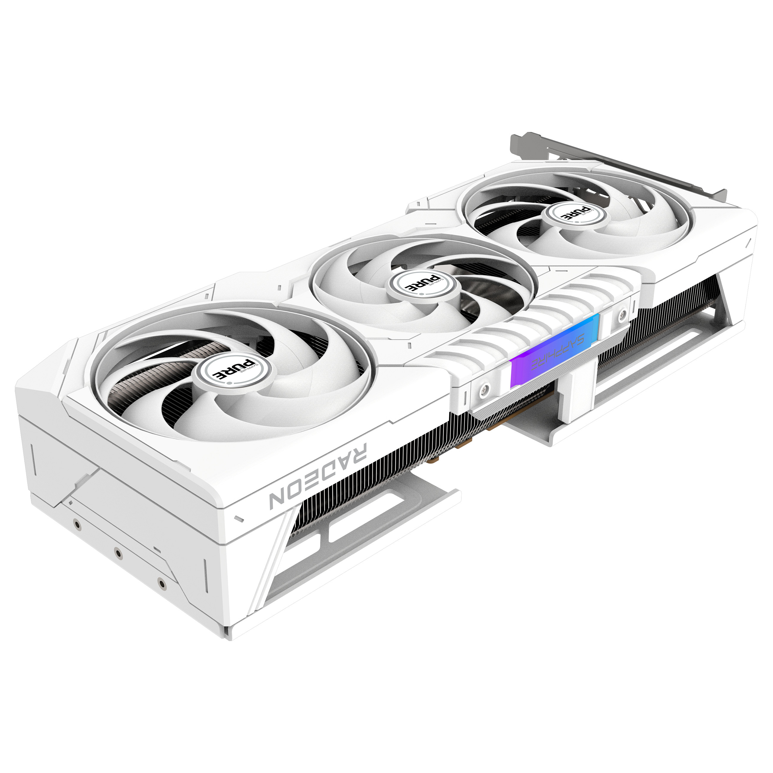 RX 9070 16GB Sapphire Pure Radeon OC GDDR6 3 Fan white
