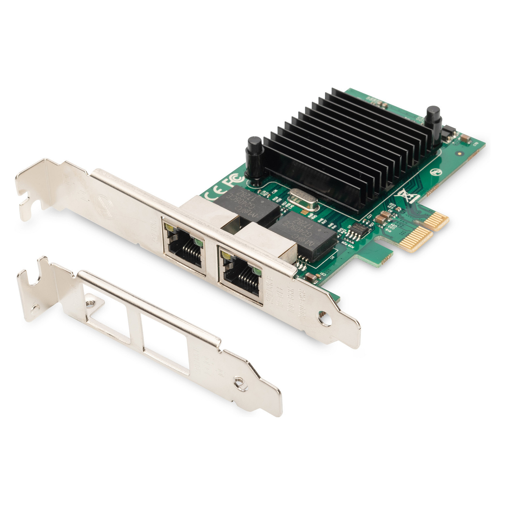 Digitus 2-Port Gigabit Ethernet PCI Express-Karte