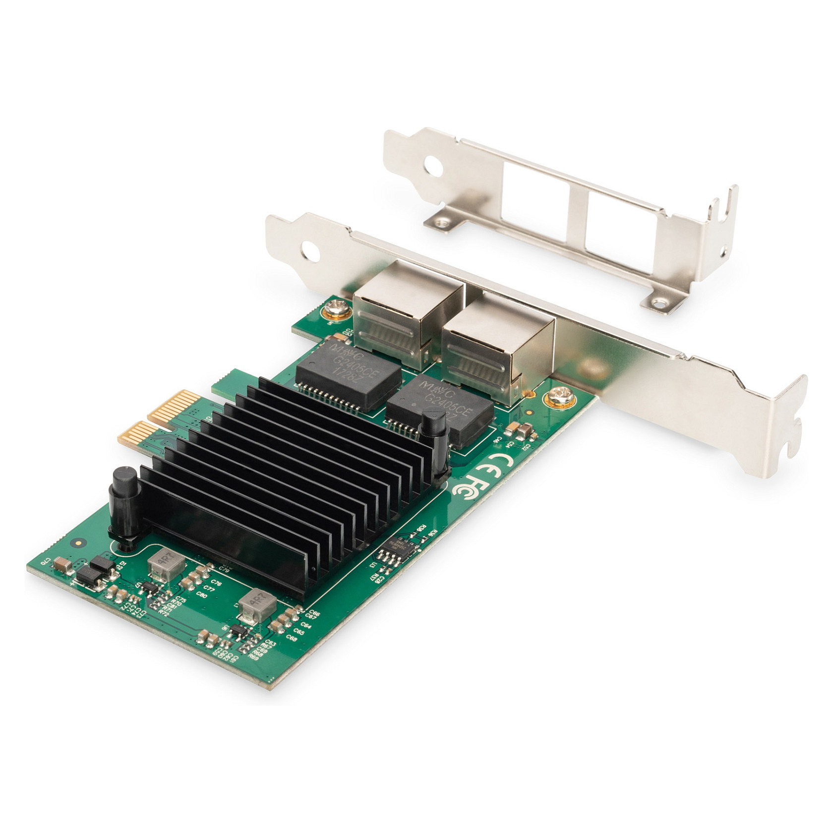 Digitus 2-Port Gigabit Ethernet PCI Express-Karte