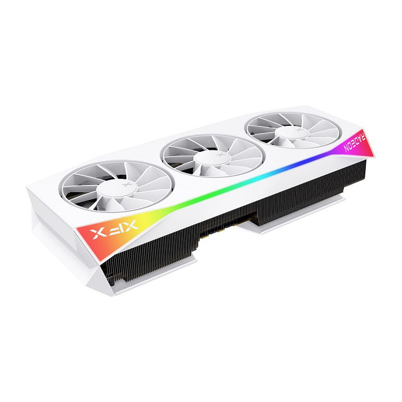 RX 9070 XT 16GB XFX Mercury Gaming RGB OC GDDR6 3 Fan white