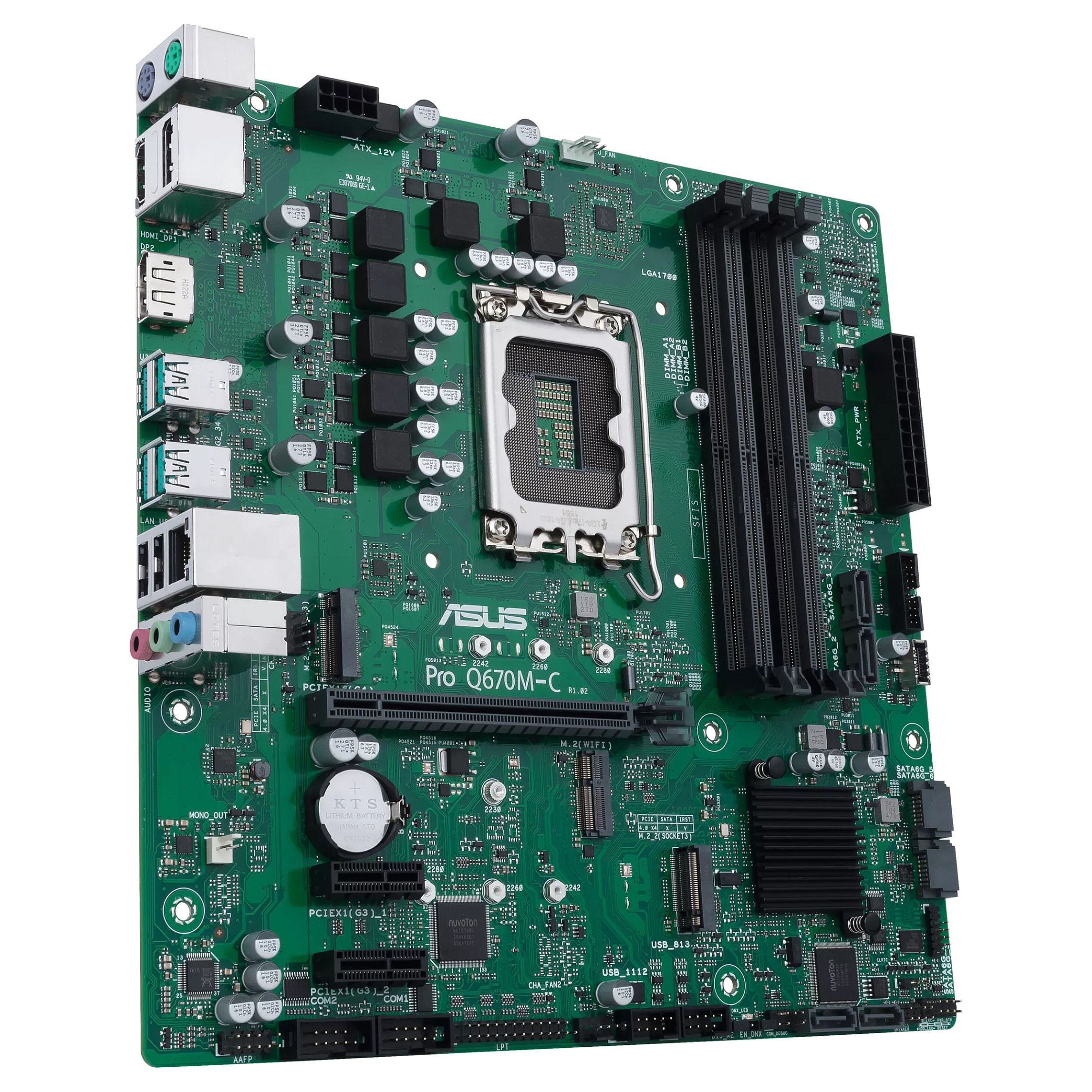 1700 ASUS PRO Q670M-C-CSM