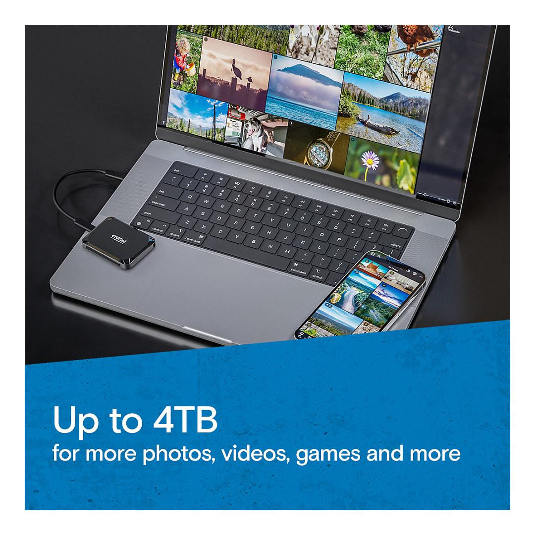 4TB Crucial X9 USB 3.2 Gen 2