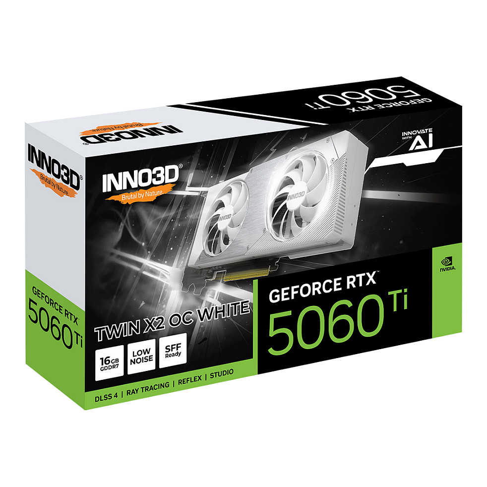 RTX 5060 Ti 16GB Inno3D Twin X2 OC GDDR7 white