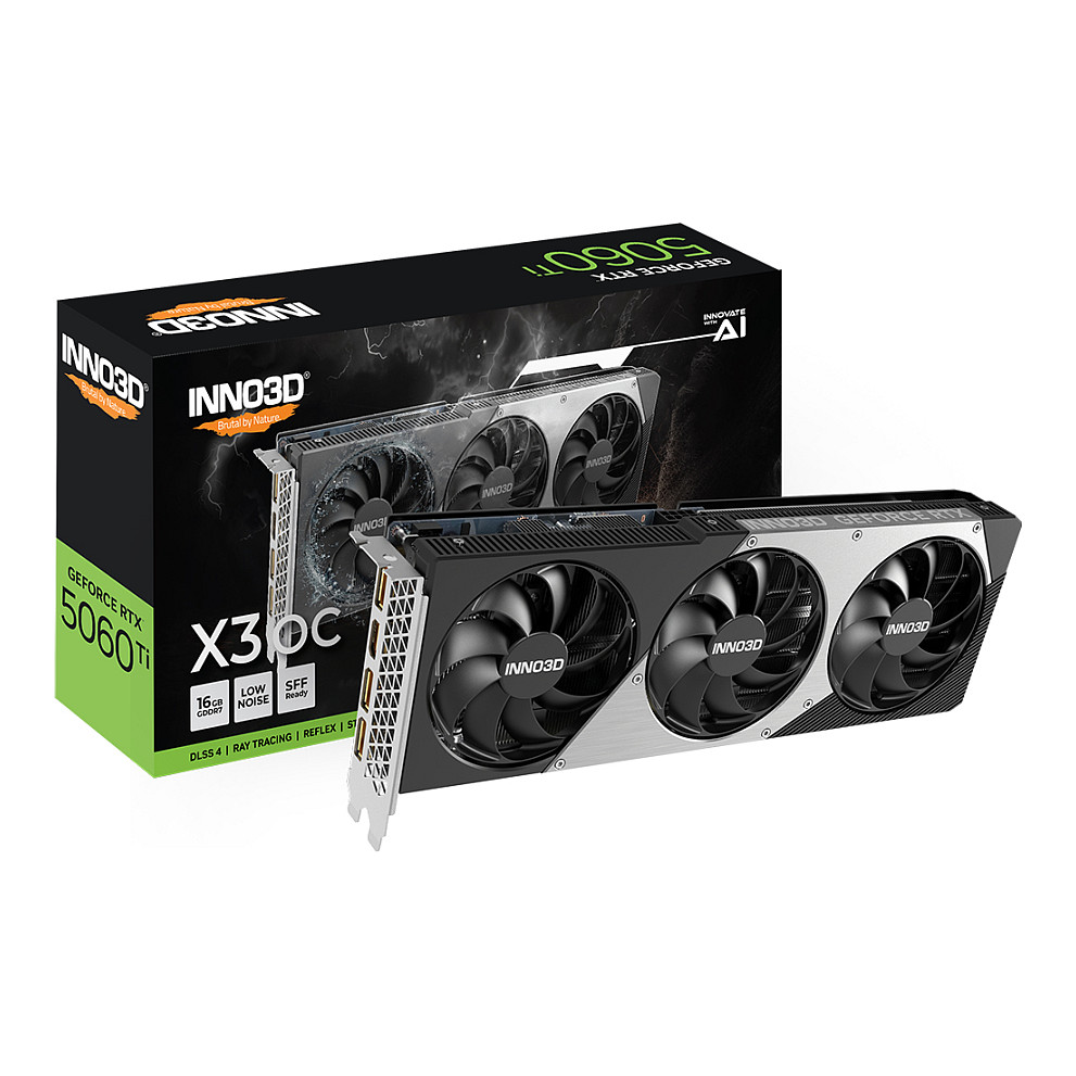 RTX 5060 Ti 16GB Inno3D Twin X3 OC GDDR7 3 Fan