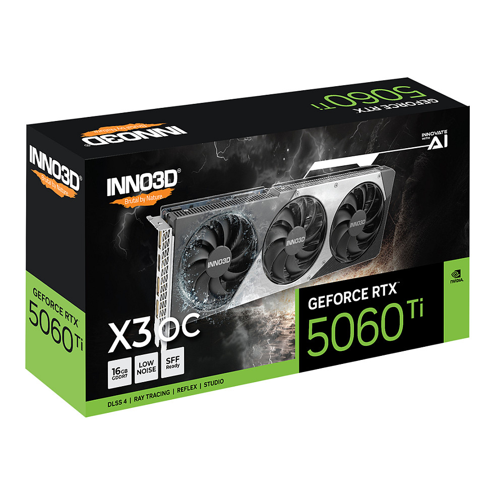 RTX 5060 Ti 16GB Inno3D Twin X3 OC GDDR7 3 Fan