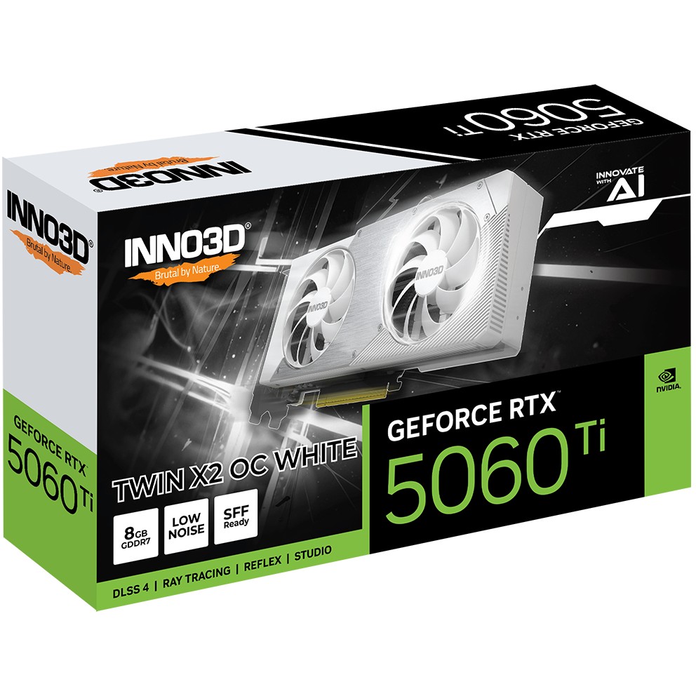 RTX 5060 Ti 8GB Inno3D Twin X2 OC GDDR7 white