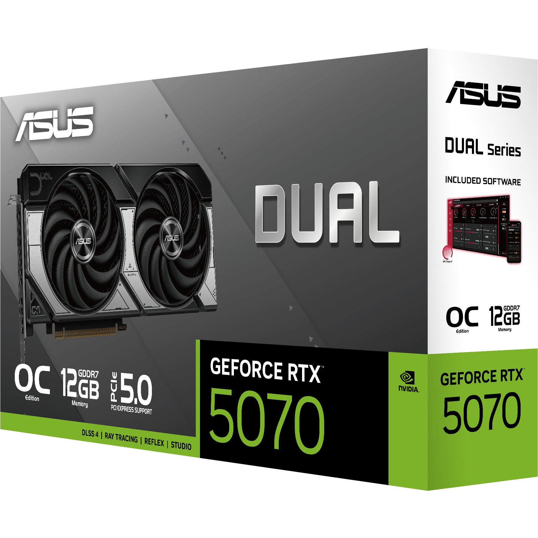 RTX 5070 12GB ASUS Dual OC GDDR7