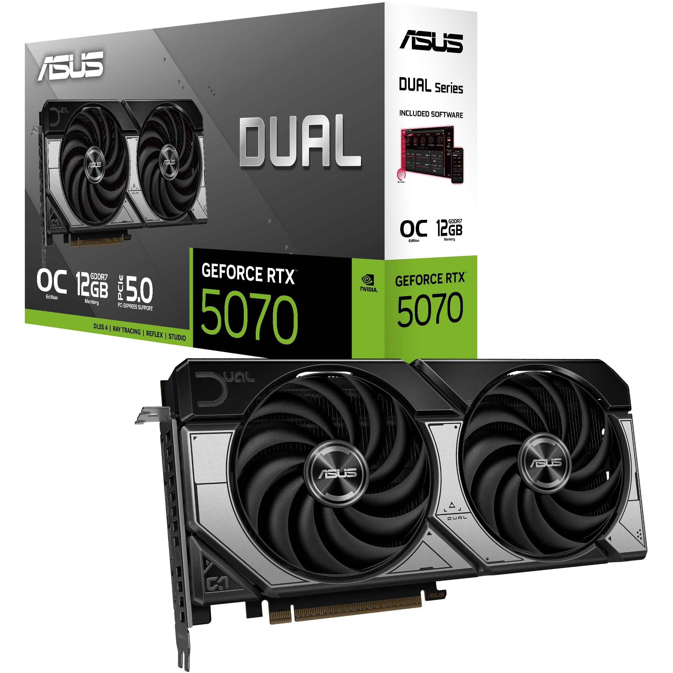 RTX 5070 12GB ASUS Dual OC GDDR7
