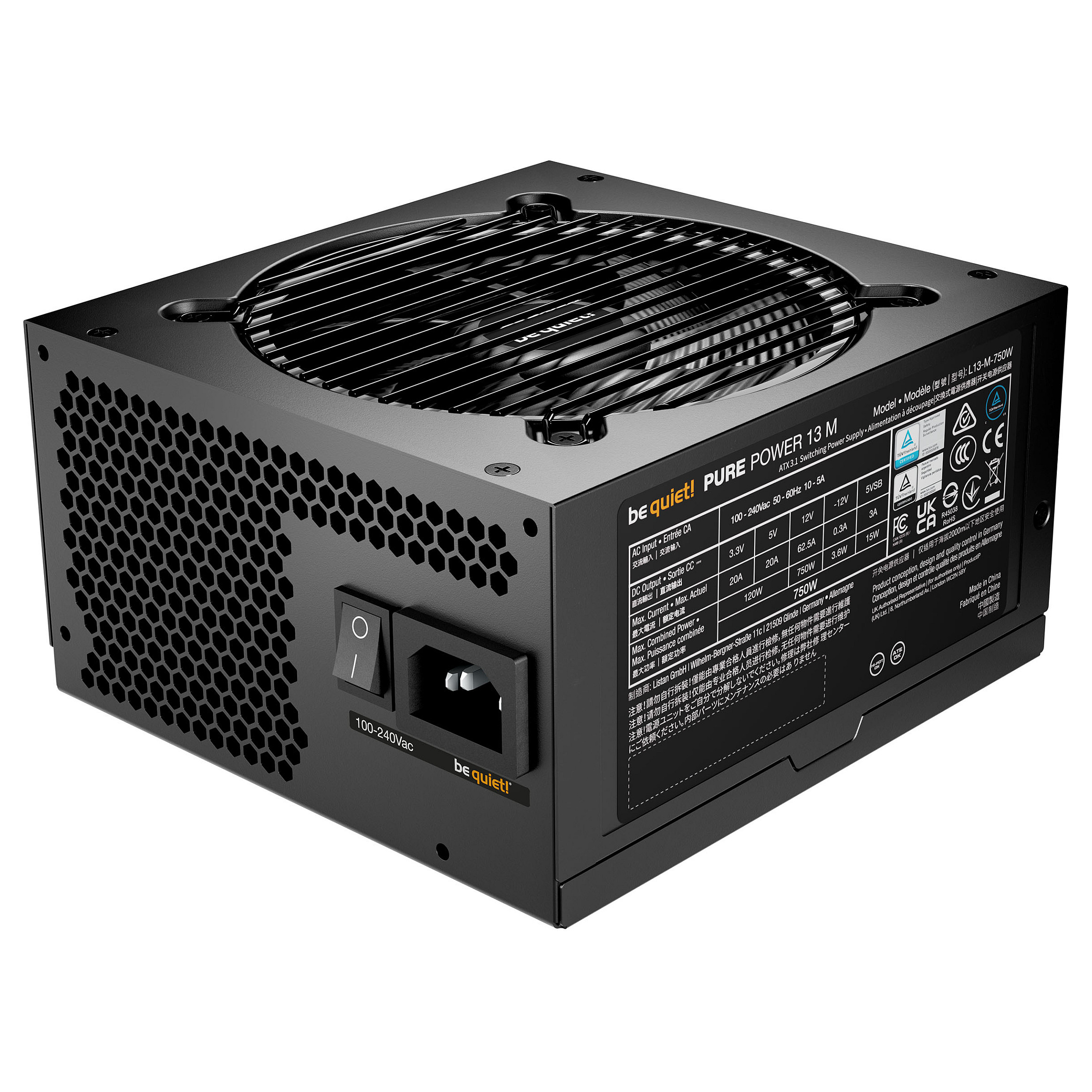 750W be quiet! PURE POWER 13 M