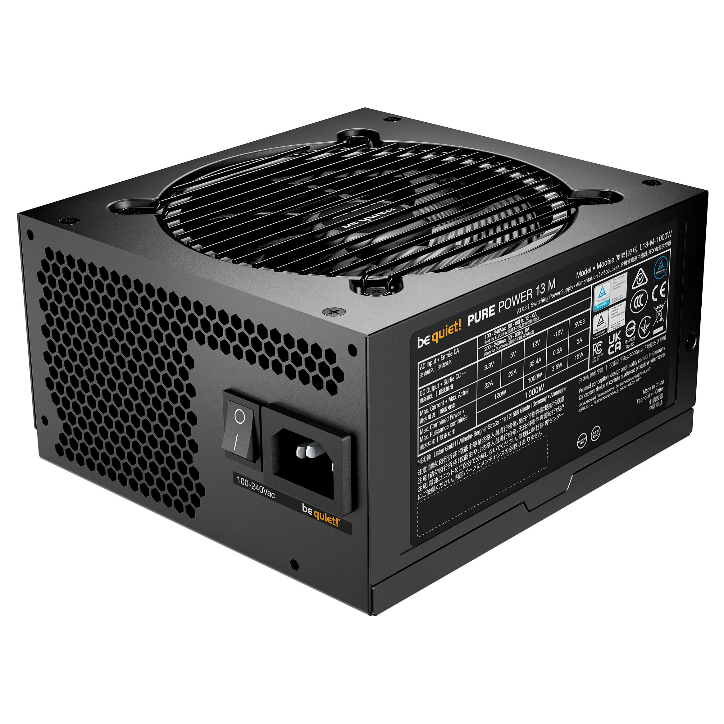 1000W be quiet! PURE POWER 13 M