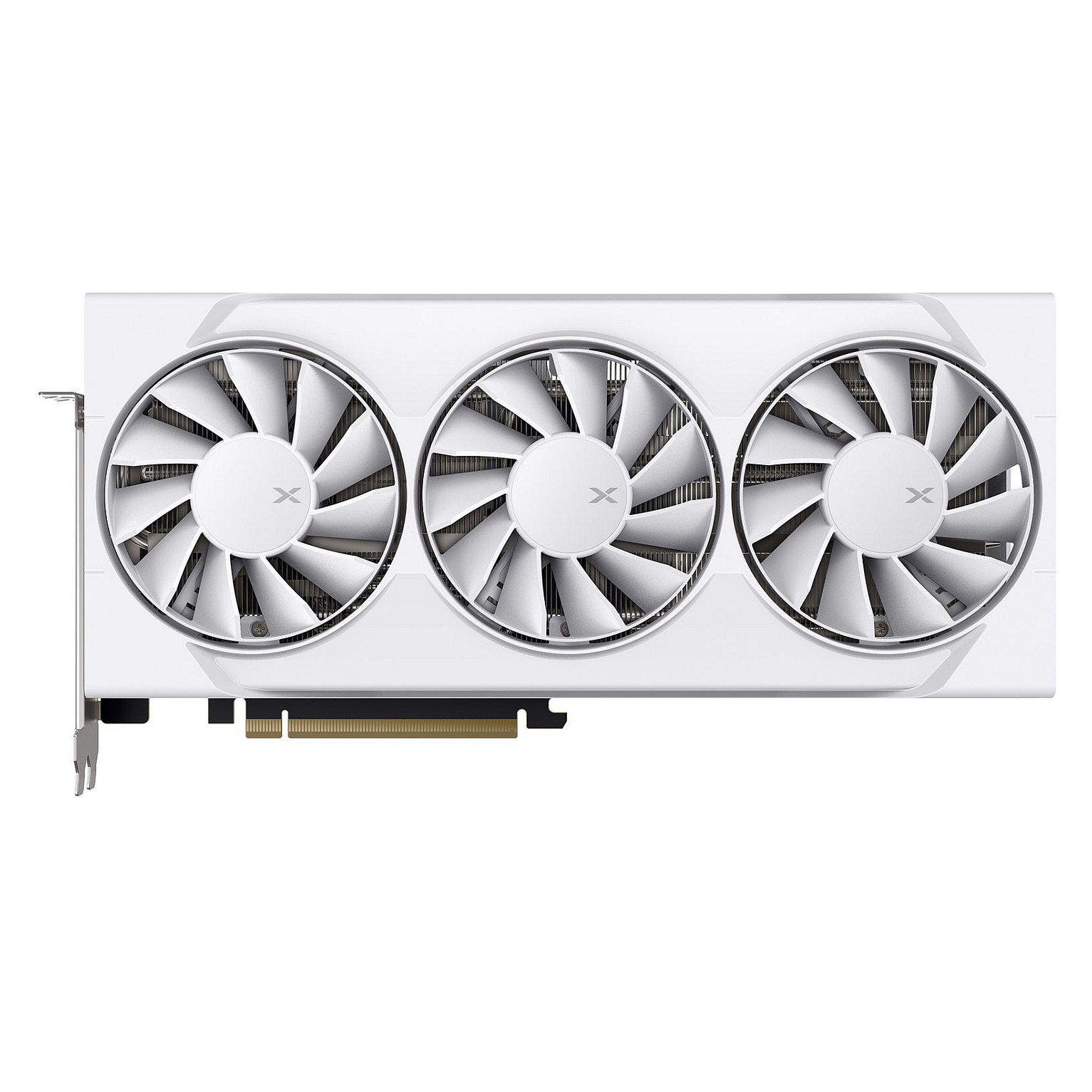 RX 9060 XT 16GB XFX Radeon SWIFT OC GDDR6 3 Fan white