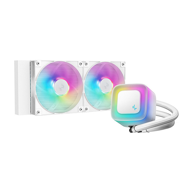 K Cooler Wasserkühlung Deepcool LE240 WH V2