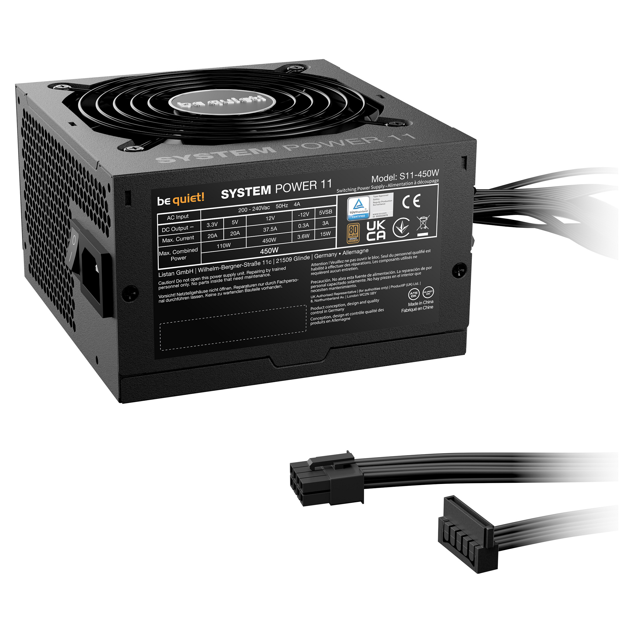 450W be quiet! SYSTEM POWER 11 |