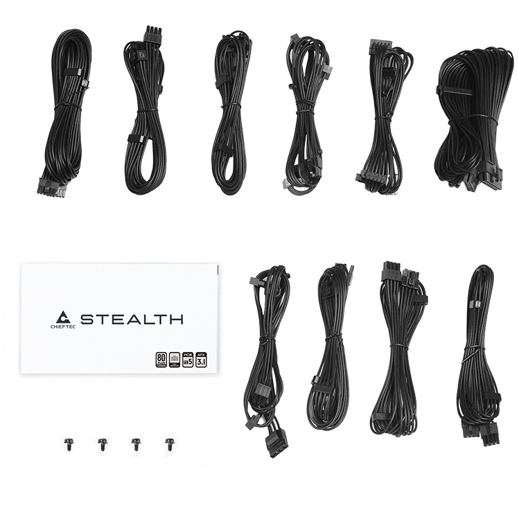 1000W Chieftec STEALTH Series SPX-1000-FC 80+ Platin