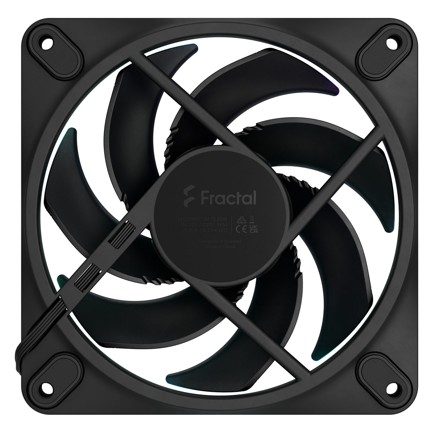 K FRACTAL DESIGN Momentum 12 RGB Black