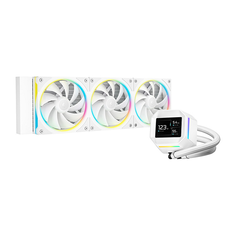 K Cooler Wasserkühlung Deepcool LM360 White