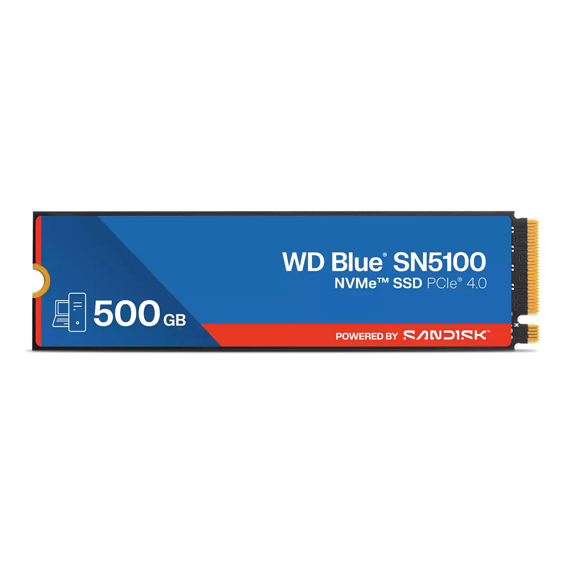 M.2 WD Blue SN5100 NVMe 500 GB Internal Solid State Drive PCIe 4.0 x4 NVMe – WDS500G5B0E-00CPE0