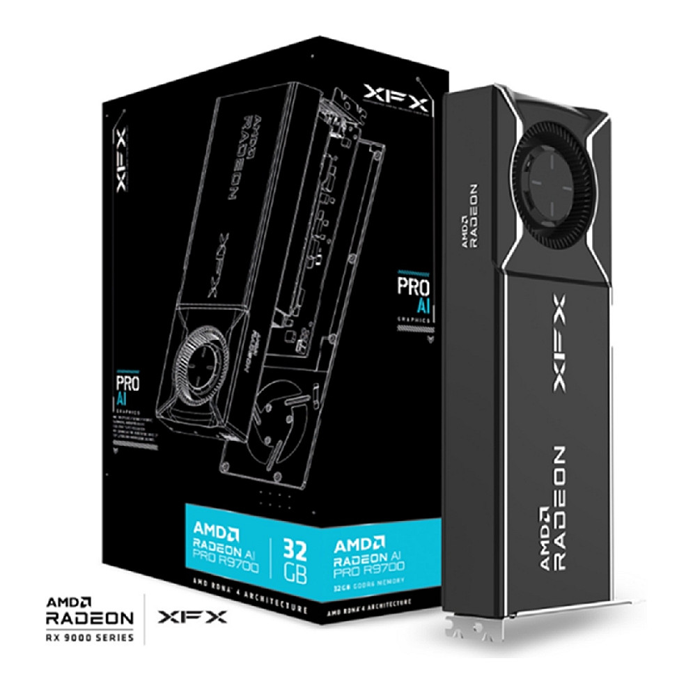 AI PRO 9700 32GB XFX Radeon Blower GDDR6