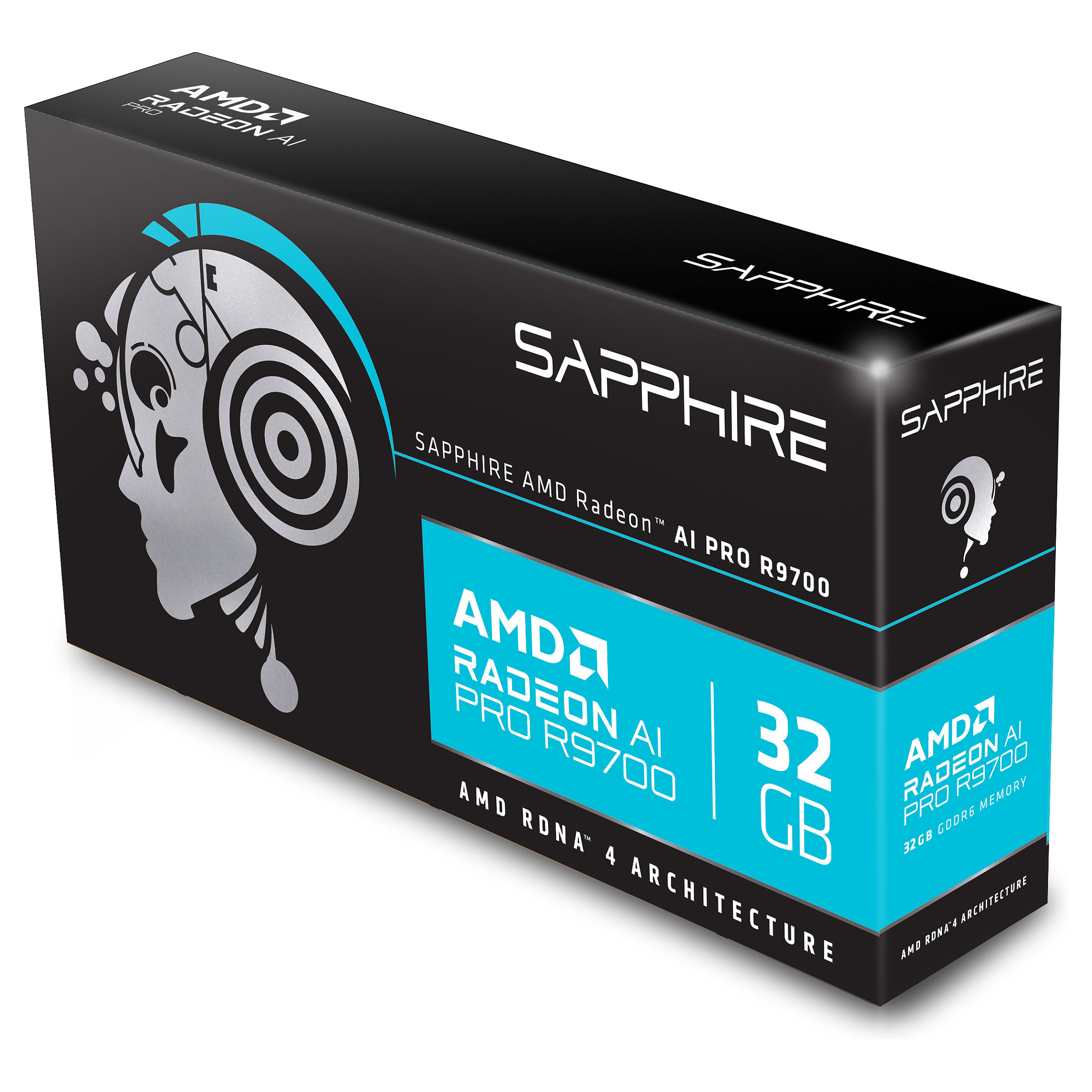 AI PRO 9700 32GB Sapphire Radeon Blower GDDR6