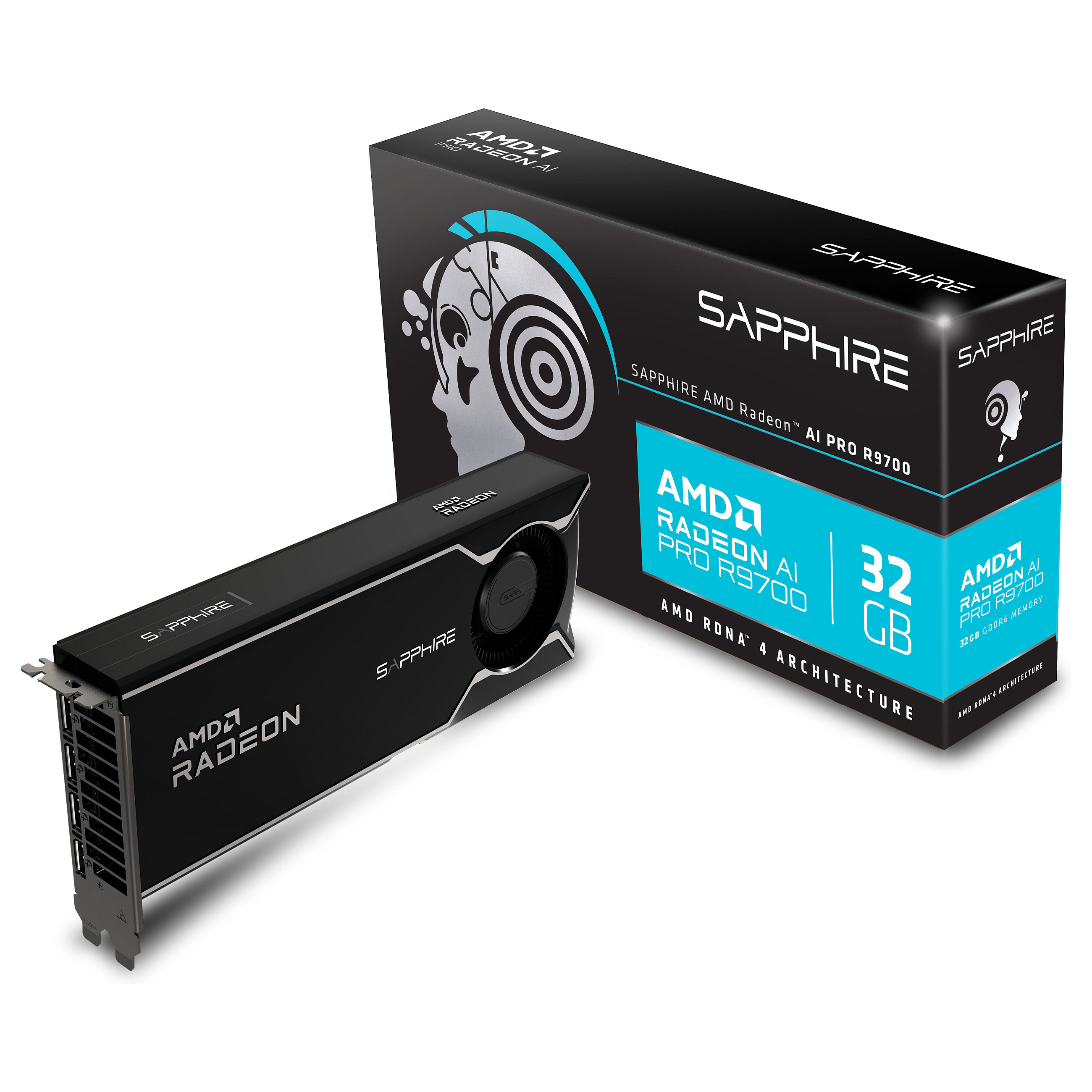 AI PRO 9700 32GB Sapphire Radeon Blower GDDR6
