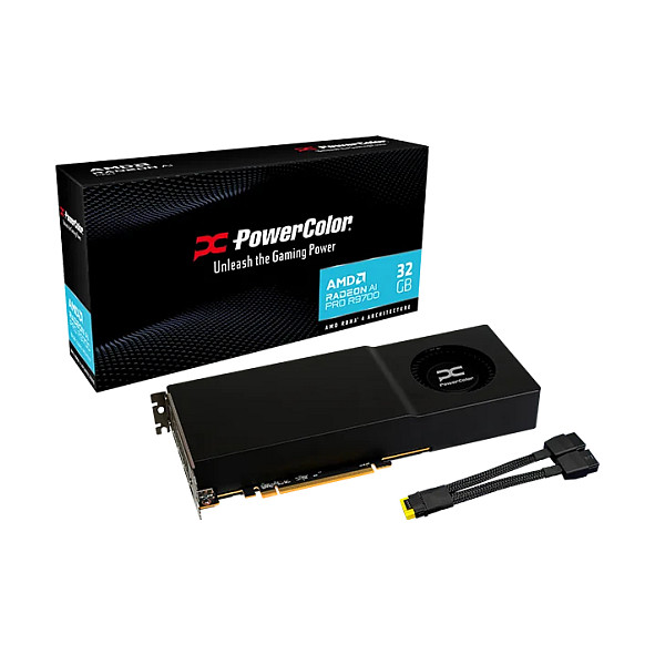 AI PRO 9700 32GB PowerColor Radeon GDDR6