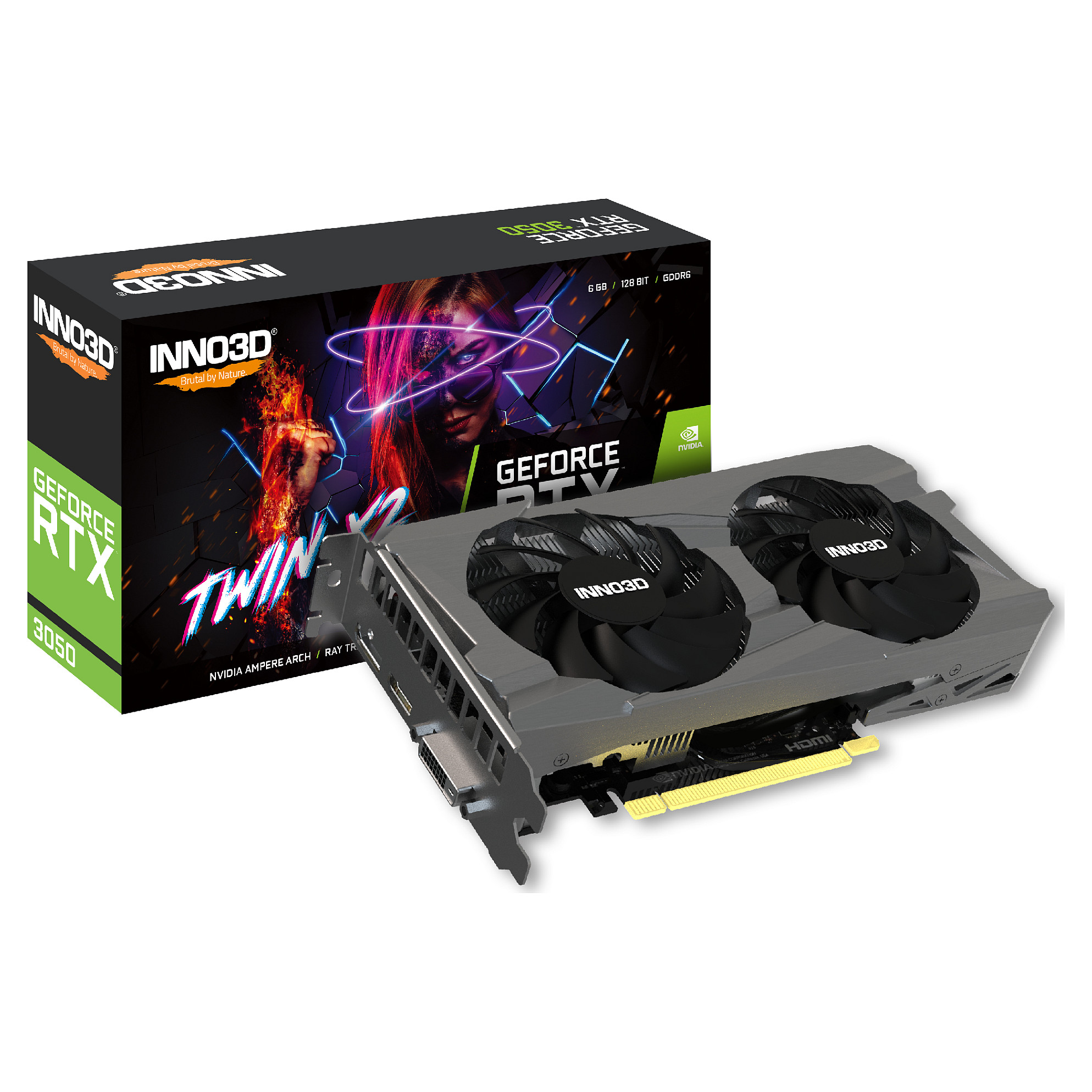 RTX 3050 6GB Inno3D Twin X2 GDDR6