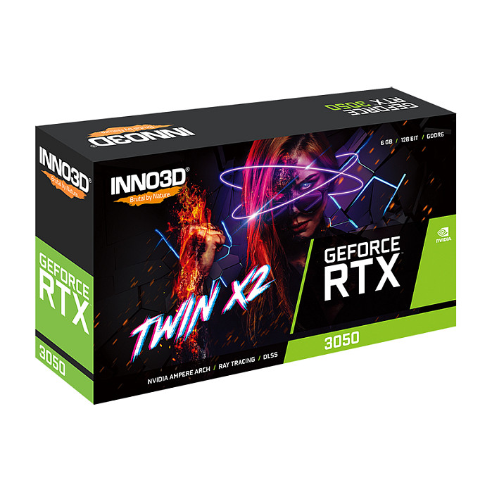 RTX 3050 6GB Inno3D Twin X2 GDDR6