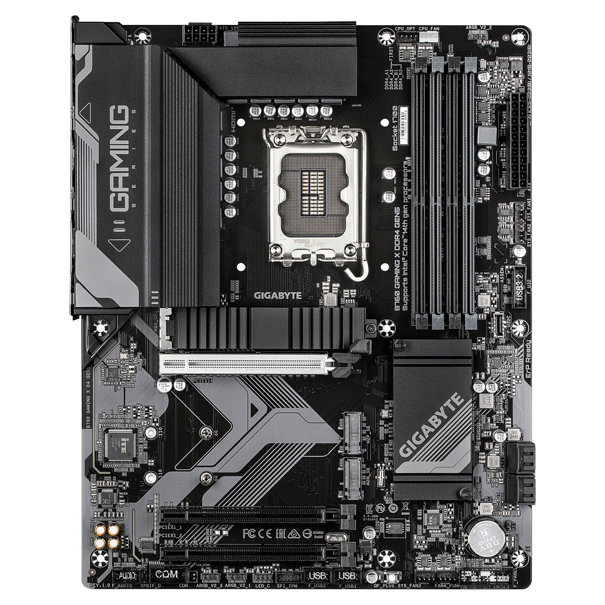 1700 Gigabyte B760 GAMING X DDR4 Gen5 ATX