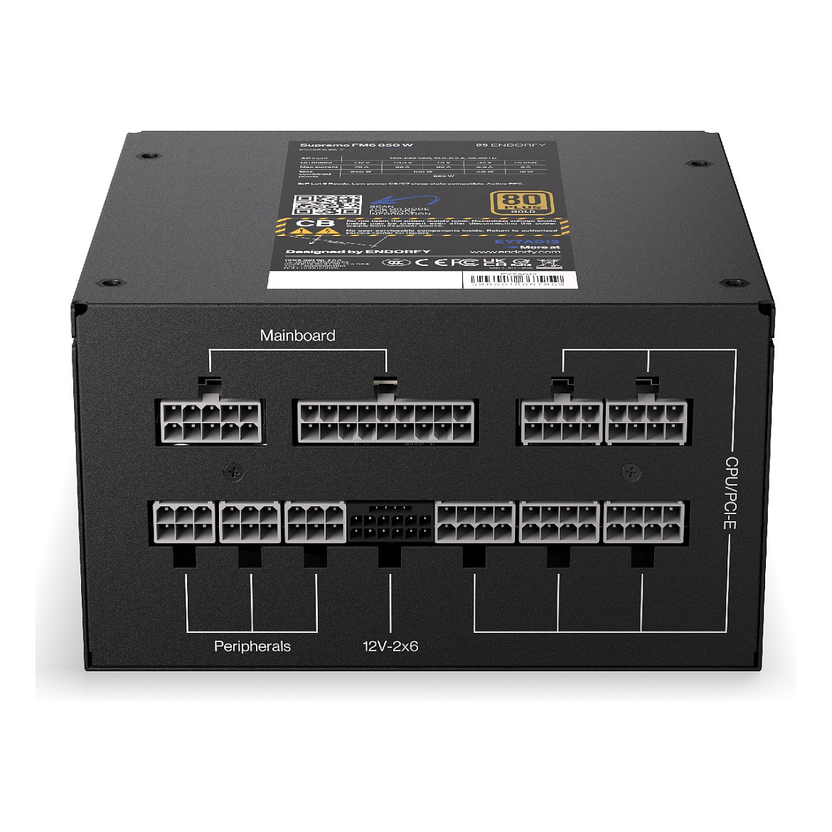 850W ENDORFY Supremo FM6 80 PLUS Gold