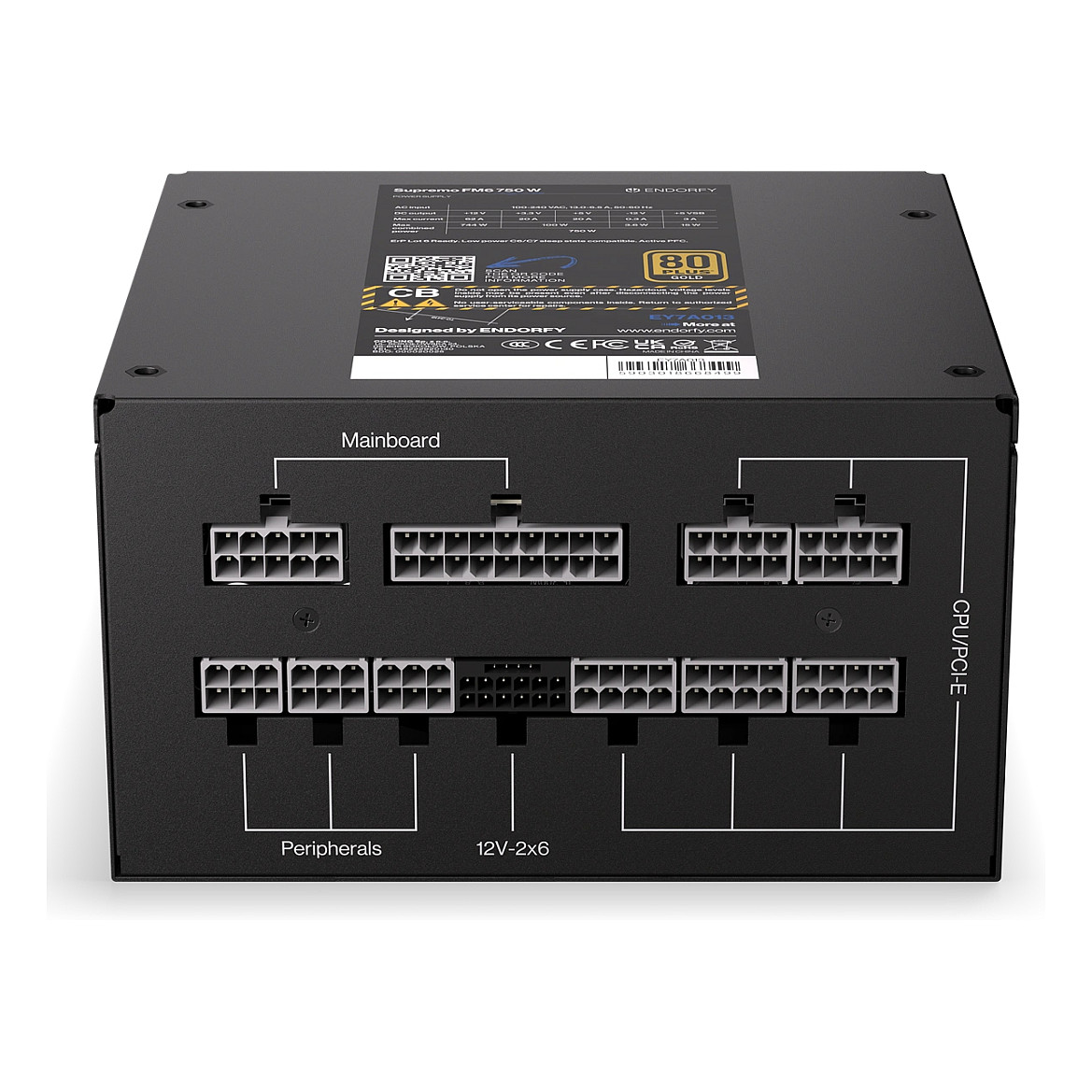 750W ENDORFY Supremo FM6 80 PLUS Gold