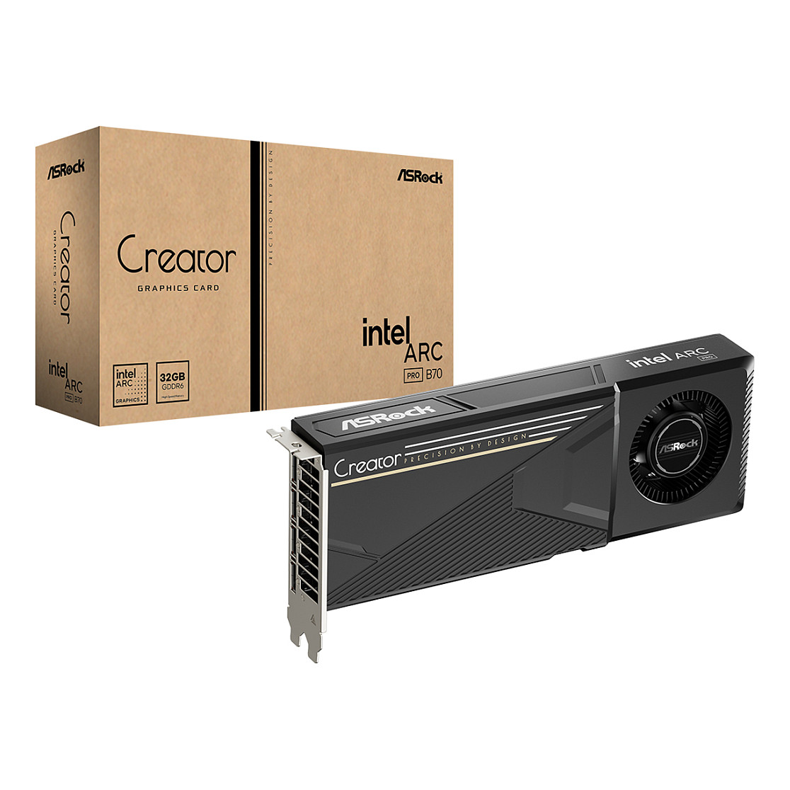 B70 Pro 32GB AsRock Intel Arc Blower GDDR6